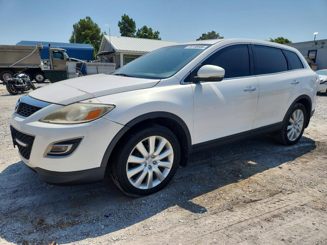 2010 Mazda Cx-9 White vin: JM3TB3MA5A0214275