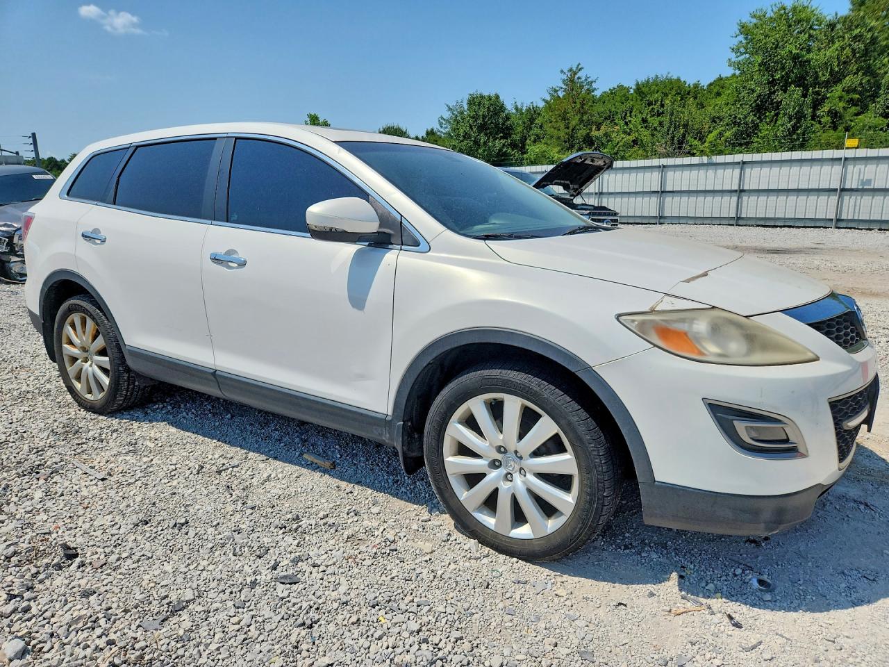 2010 Mazda Cx-9 White vin: JM3TB3MA5A0214275