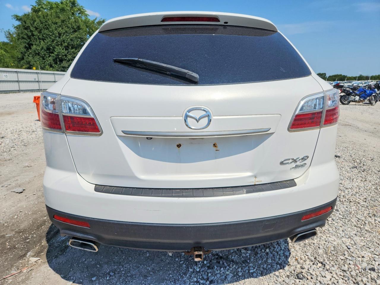2010 Mazda Cx-9 White vin: JM3TB3MA5A0214275