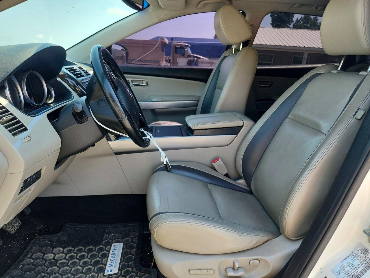 2010 Mazda Cx-9 White vin: JM3TB3MA5A0214275