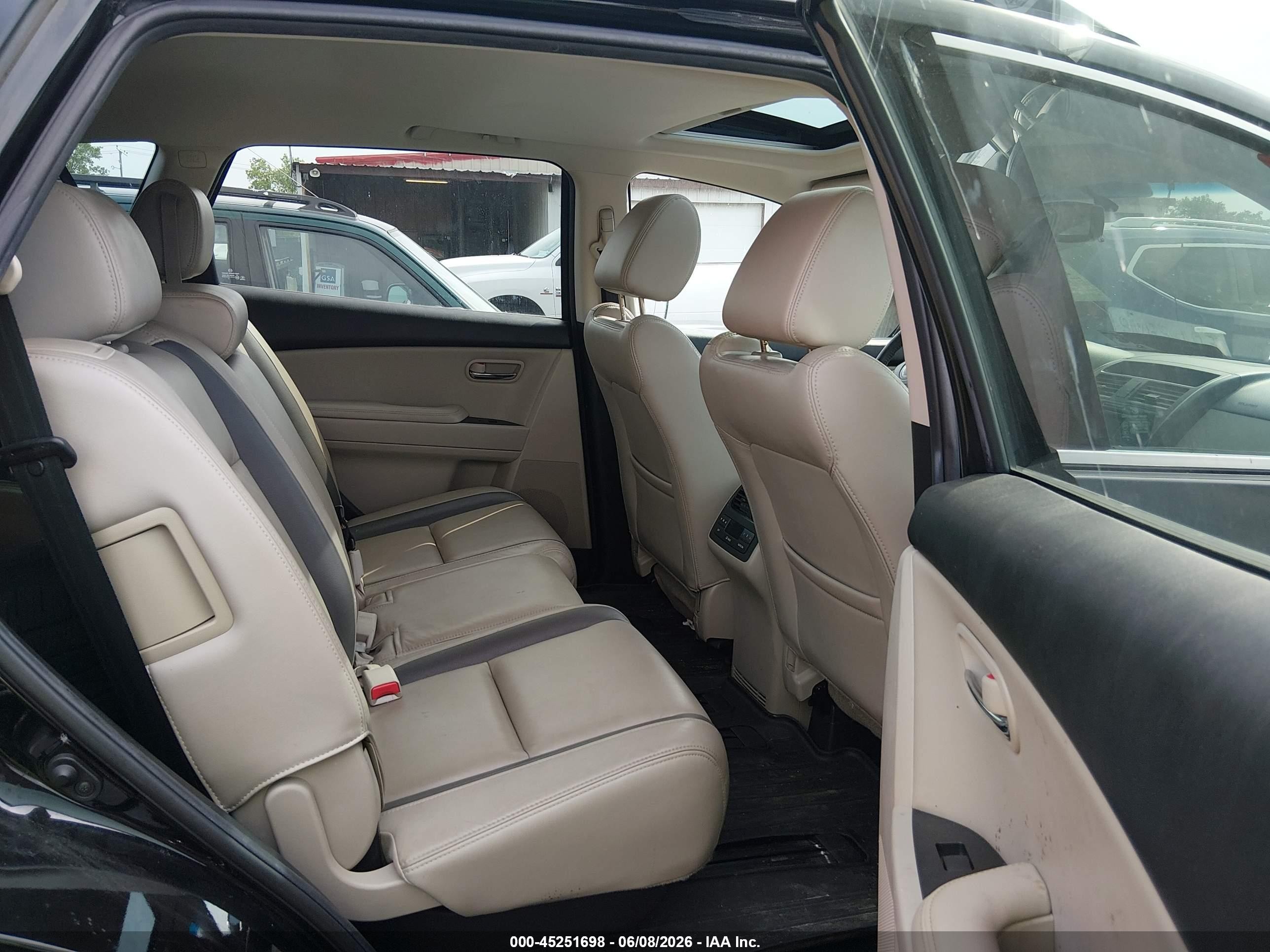 2010 Mazda Cx-9 Touring Black vin: JM3TB3MA7A0216352
