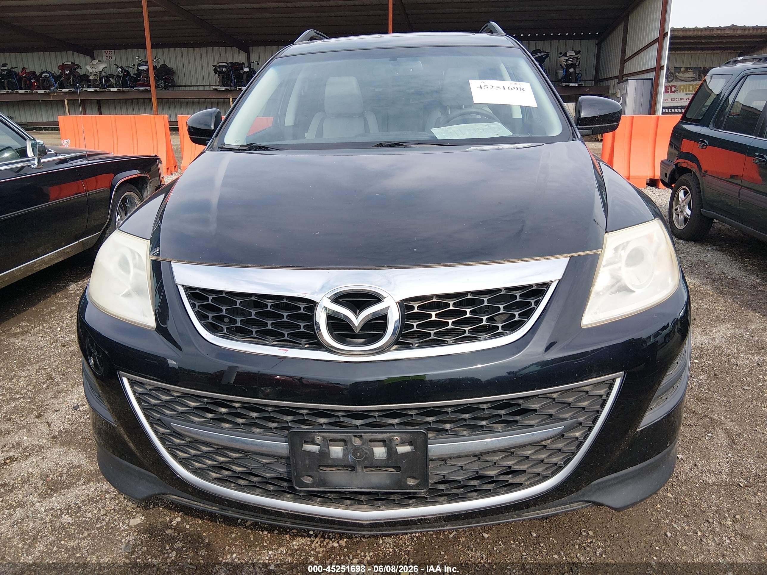 2010 Mazda Cx-9 Touring Black vin: JM3TB3MA7A0216352