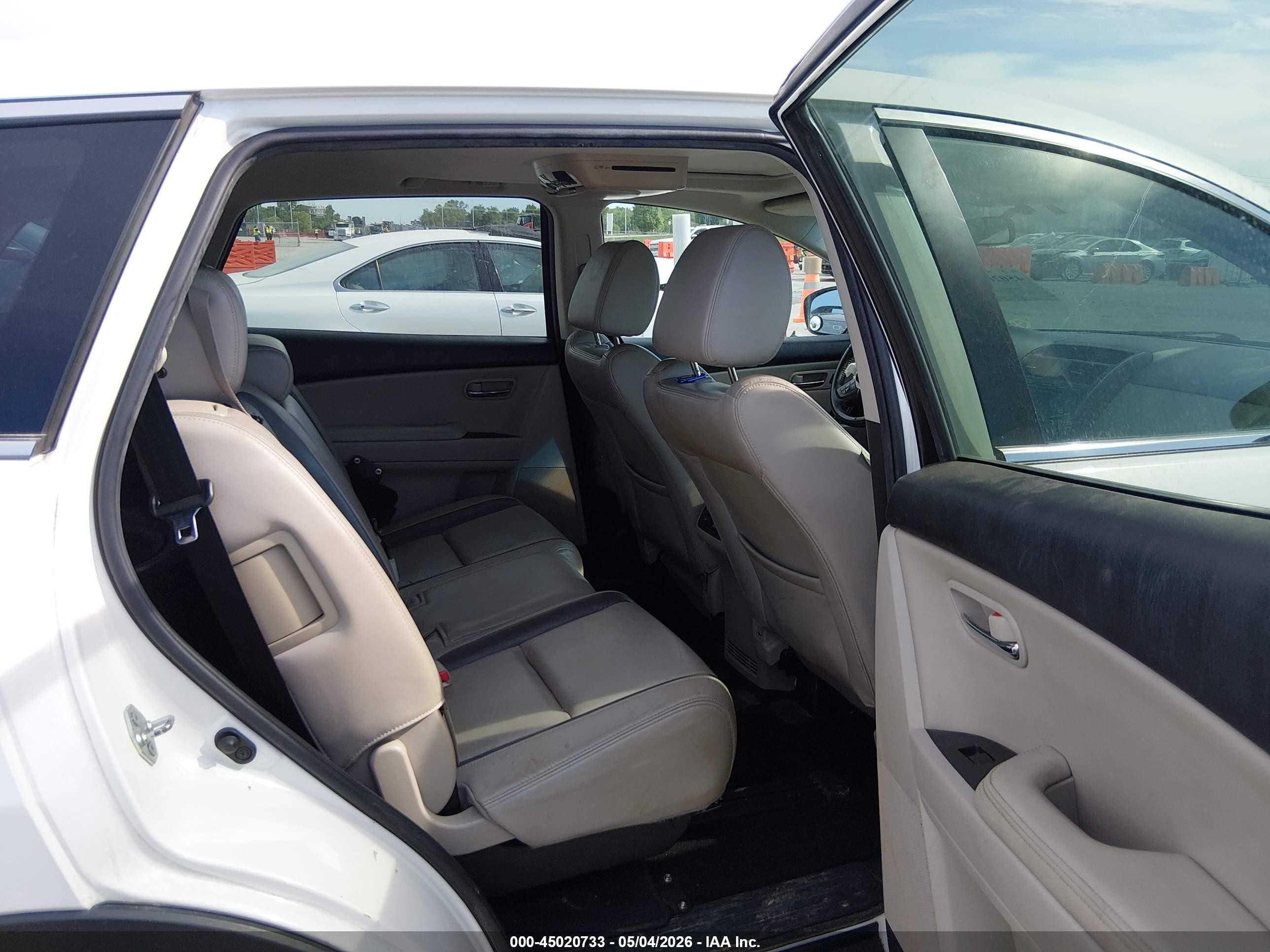 2010 Mazda Cx-9 Touring White vin: JM3TB3MA7A0216528