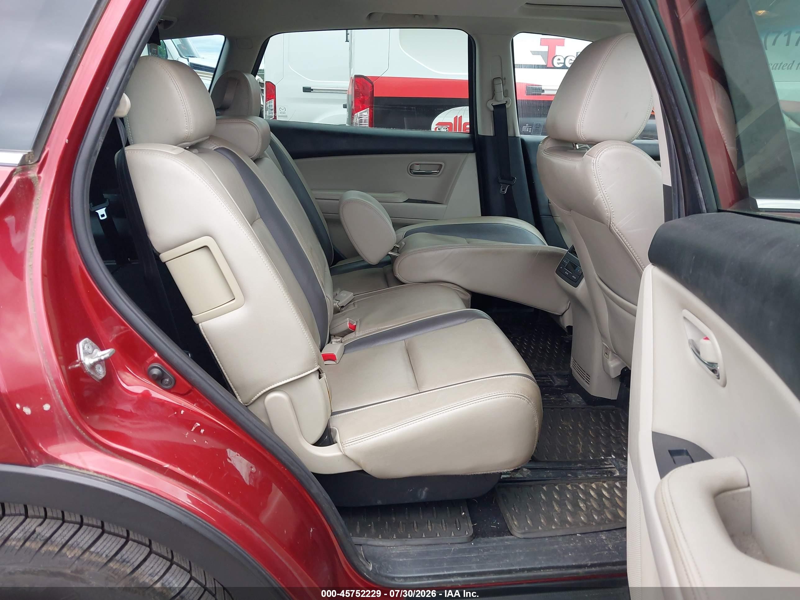 2010 Mazda Cx-9 Touring Красный vin: JM3TB3MA7A0221938
