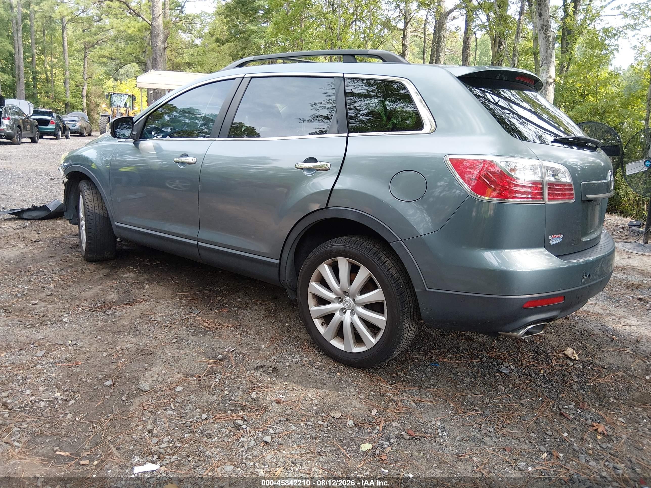 2010 Mazda Cx-9 Grand Touring Light Blue vin: JM3TB3MA7A0232695