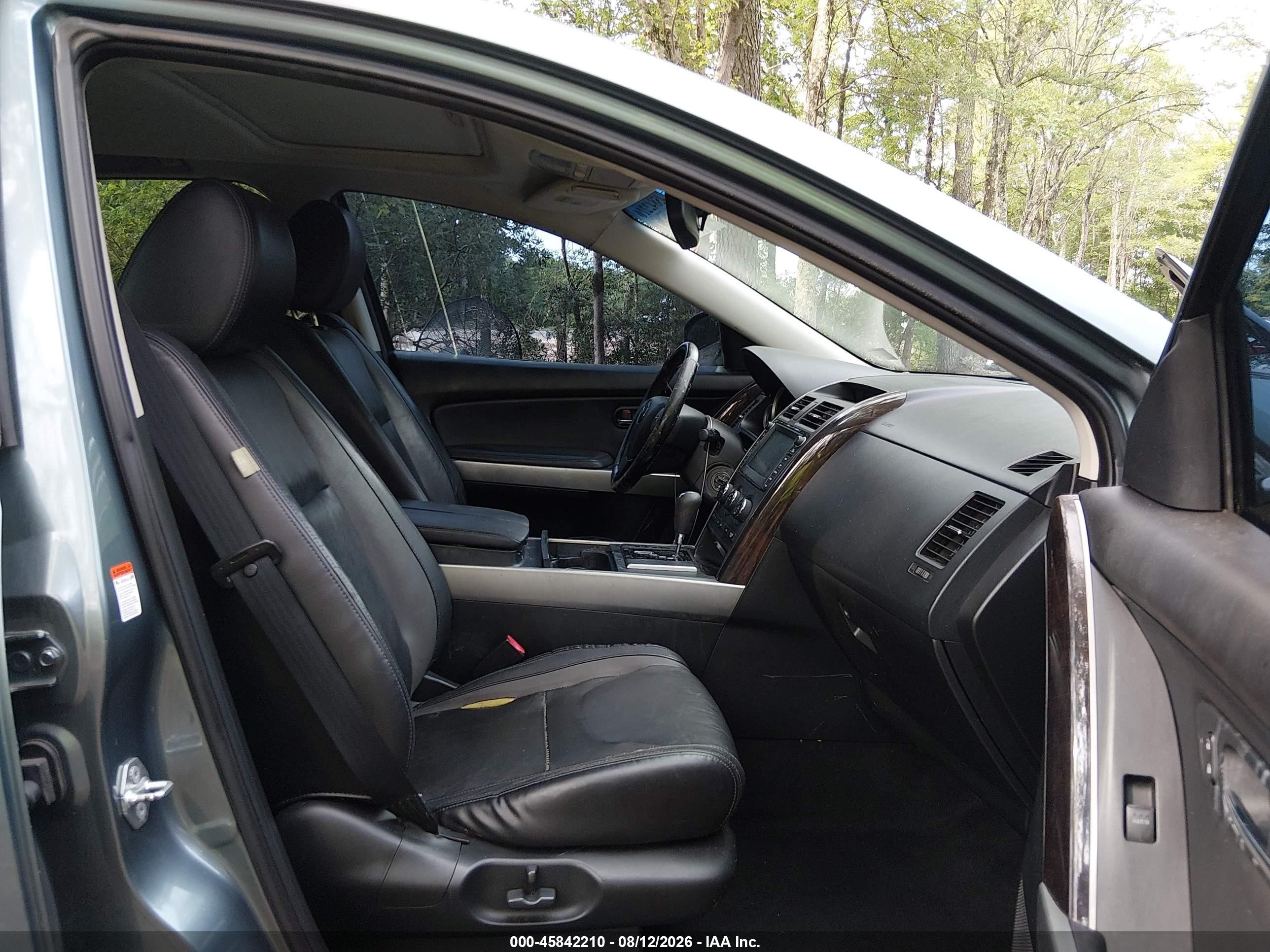 2010 Mazda Cx-9 Grand Touring Light Blue vin: JM3TB3MA7A0232695