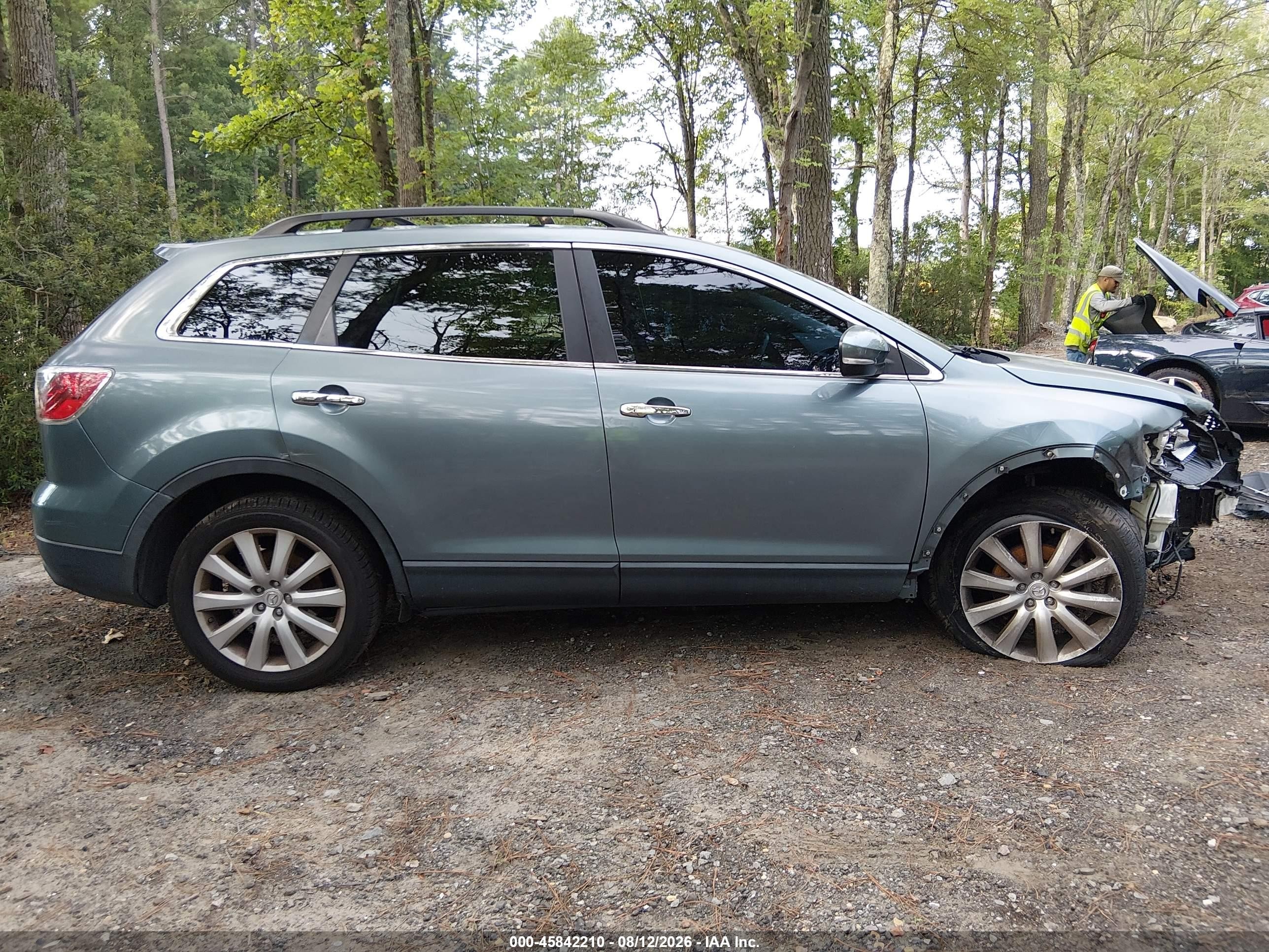 2010 Mazda Cx-9 Grand Touring Light Blue vin: JM3TB3MA7A0232695