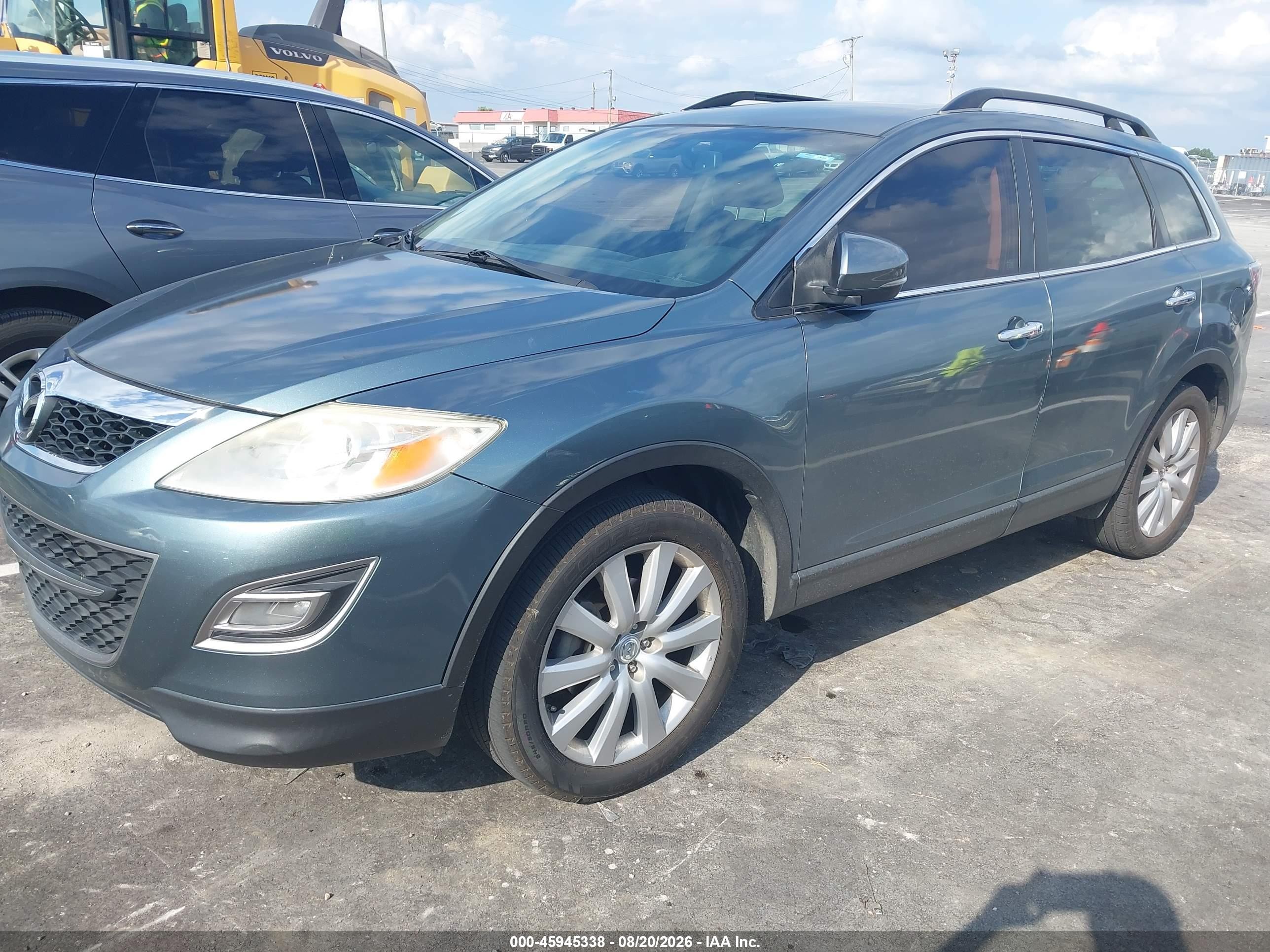 2010 Mazda Cx-9 Grand Touring Blue vin: JM3TB3MA9A0210570