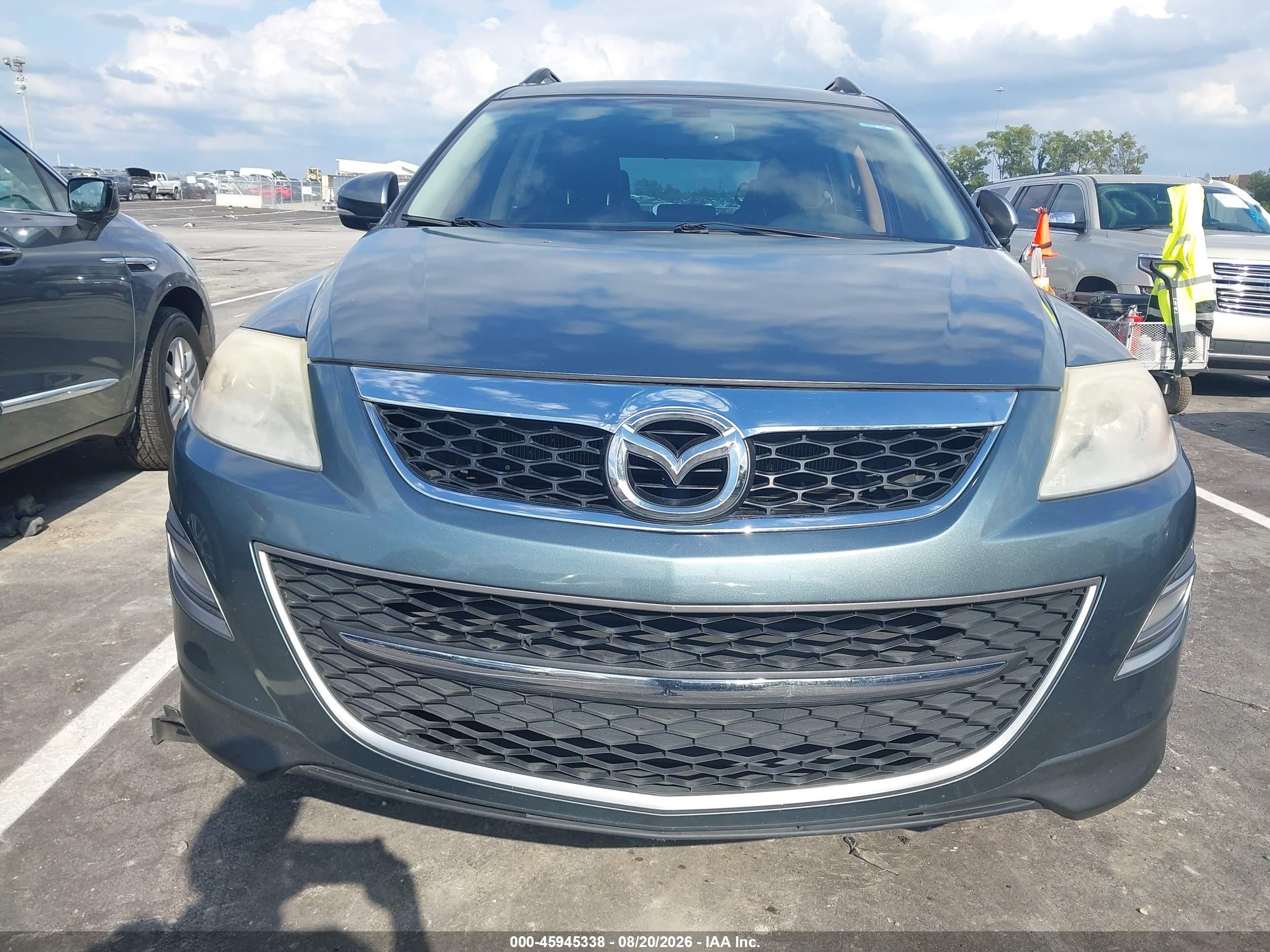 2010 Mazda Cx-9 Grand Touring Blue vin: JM3TB3MA9A0210570