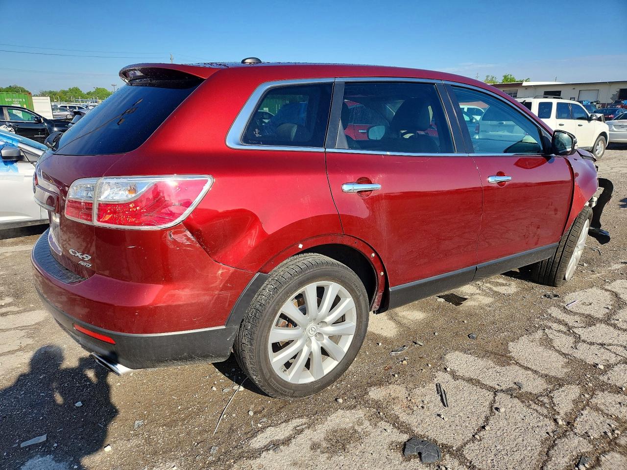 2010 Mazda Cx-9 Red vin: JM3TB3MA9A0211556