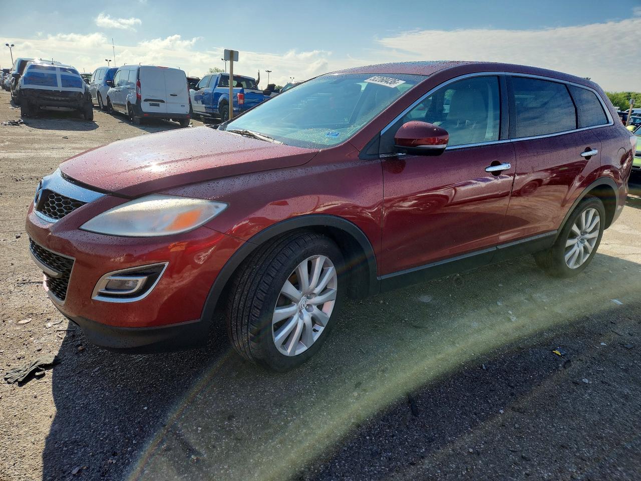 2010 Mazda Cx-9 Red vin: JM3TB3MA9A0211556