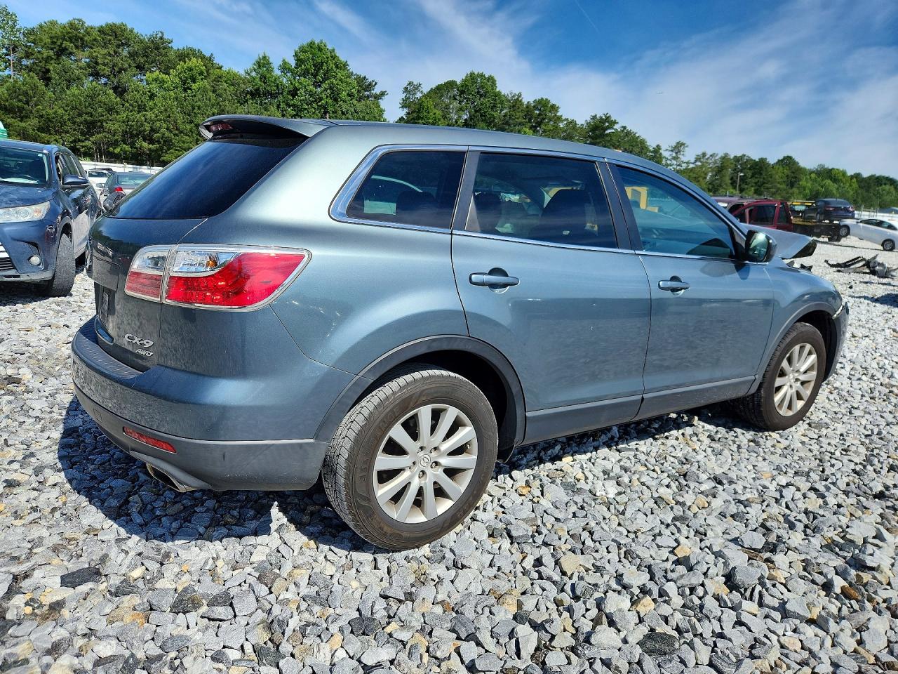 2010 Mazda Cx-9 Gray vin: JM3TB3MAXA0204597