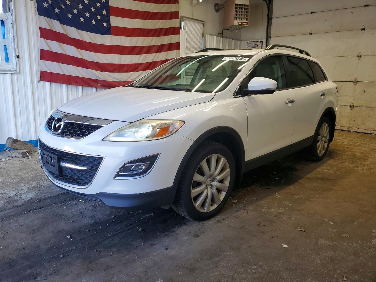 2010 Mazda Cx-9 White vin: JM3TB3MV0A0225185