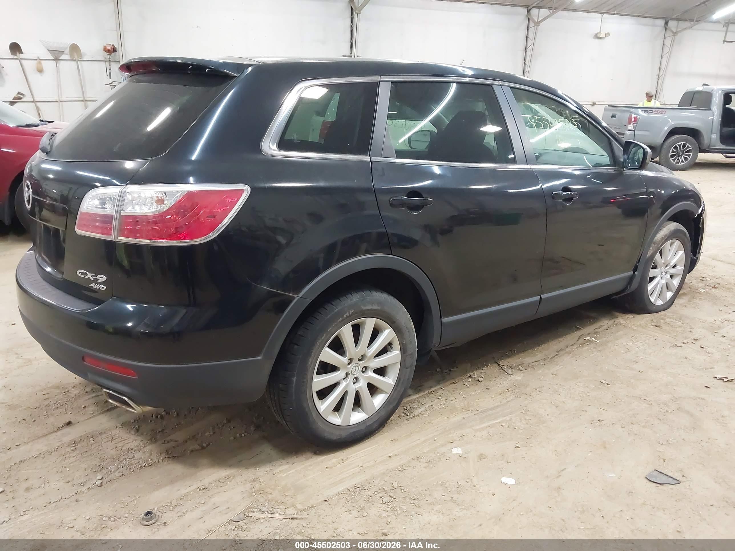 2010 Mazda Cx-9 Sport Black vin: JM3TB3MV1A0200098