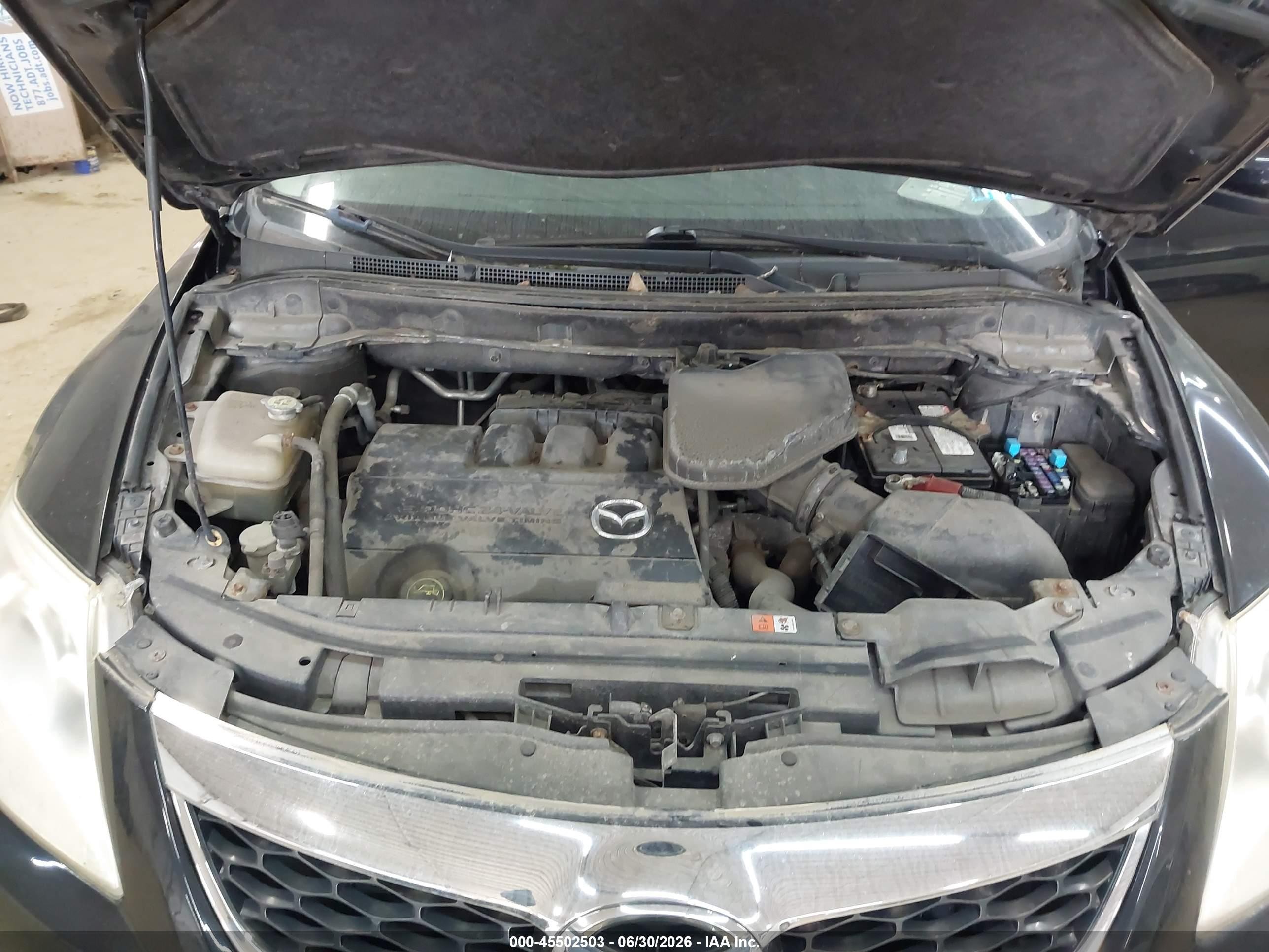 2010 Mazda Cx-9 Sport Black vin: JM3TB3MV1A0200098