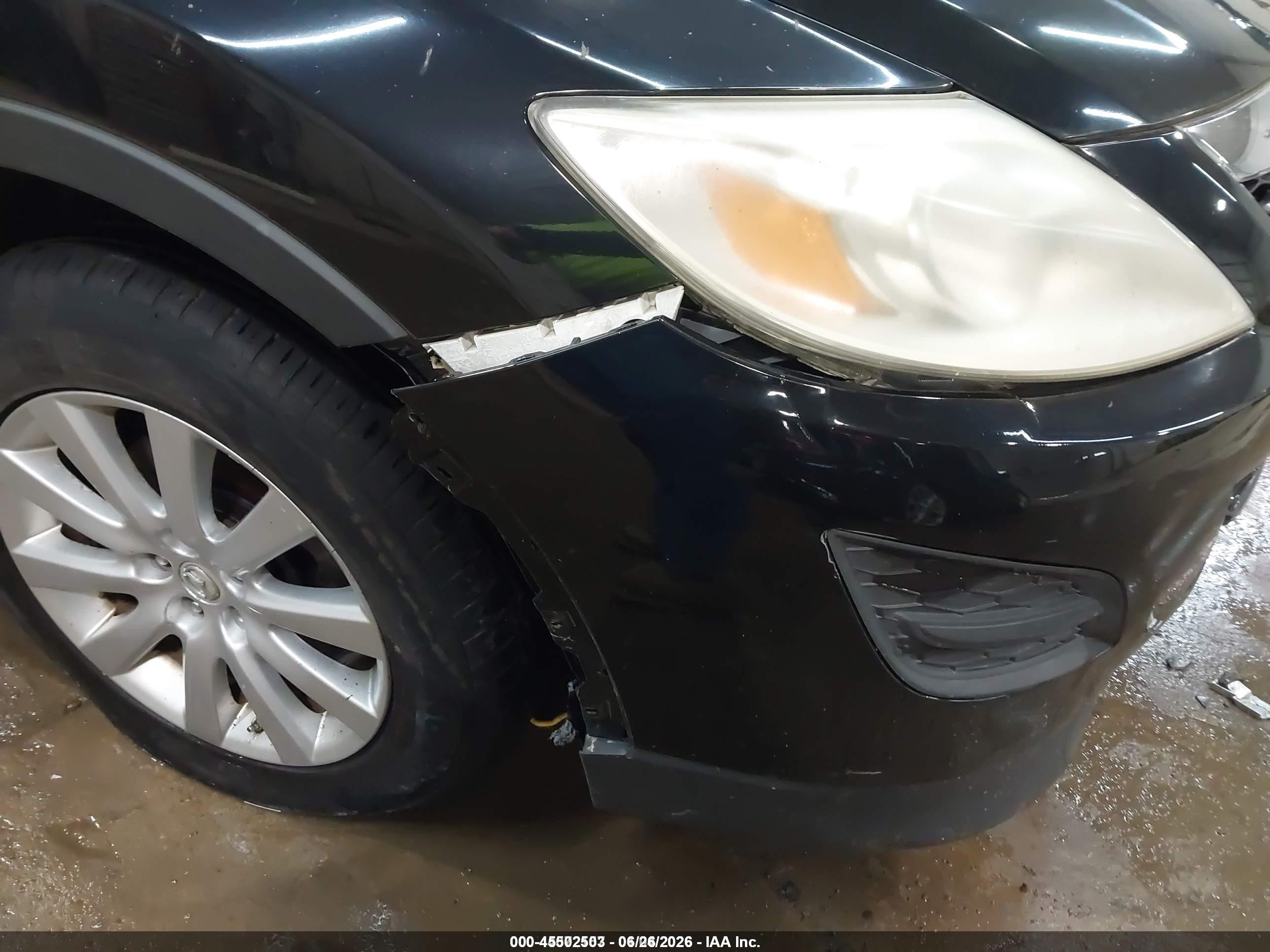 2010 Mazda Cx-9 Sport Black vin: JM3TB3MV1A0200098