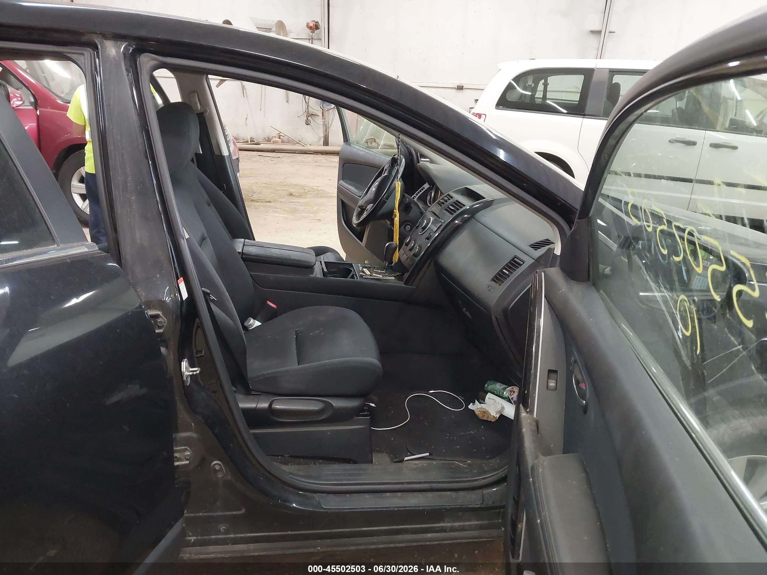 2010 Mazda Cx-9 Sport Black vin: JM3TB3MV1A0200098