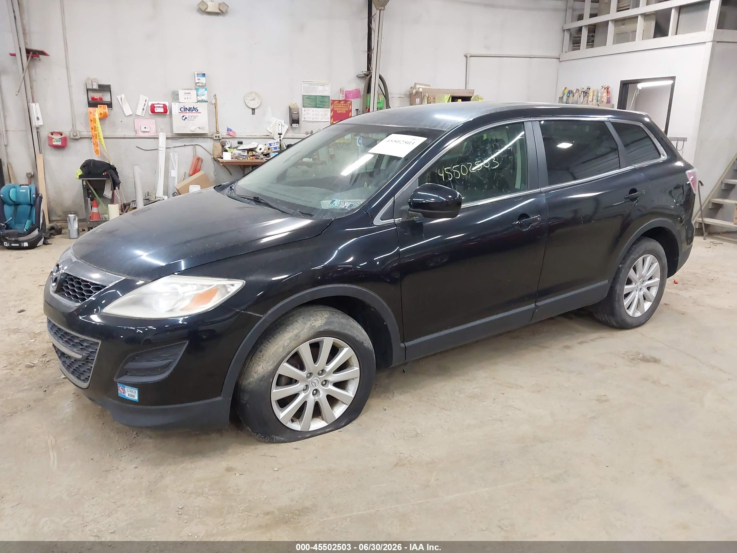 2010 Mazda Cx-9 Sport Black vin: JM3TB3MV1A0200098