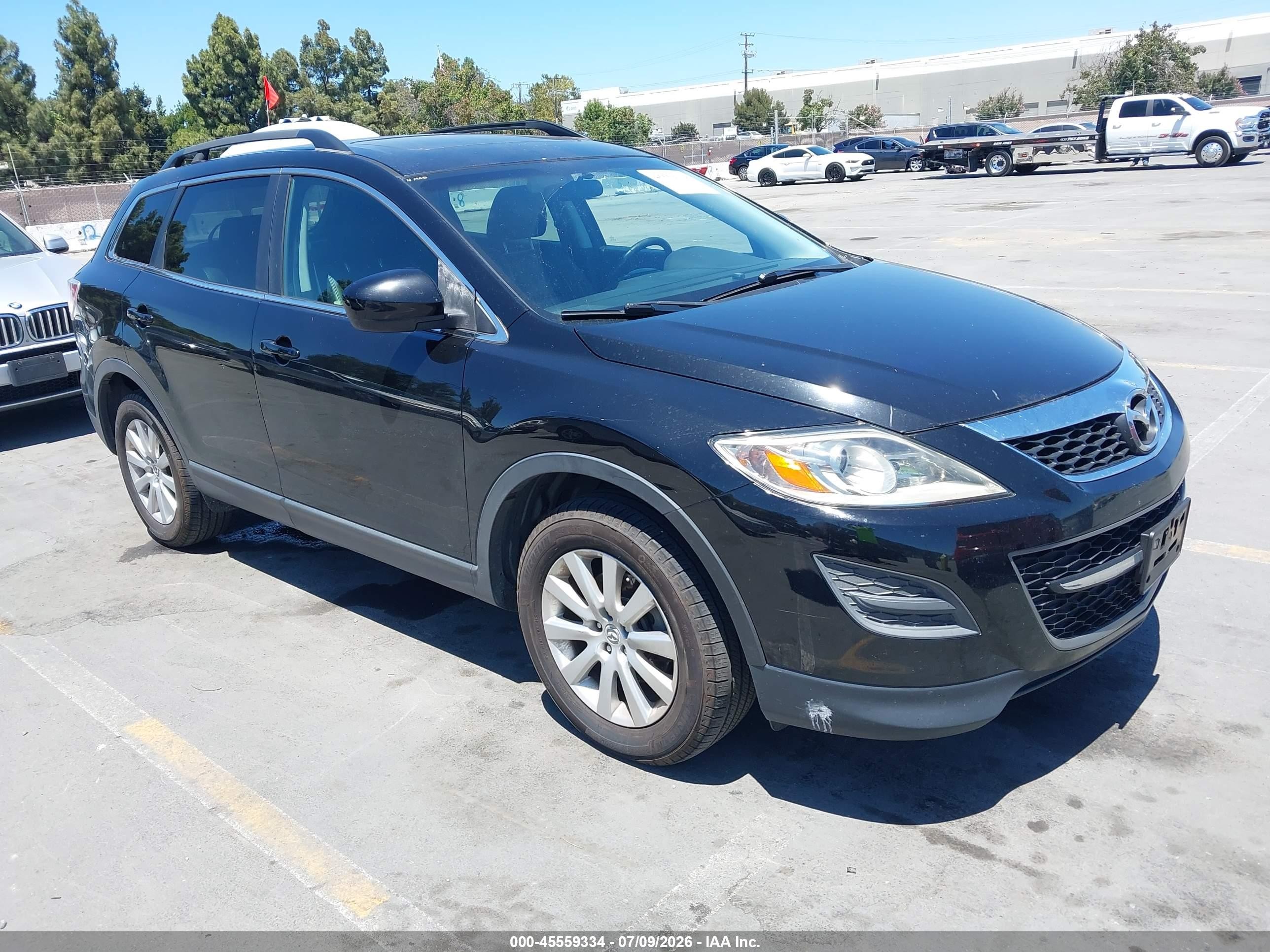 2010 Mazda Cx-9 Touring Black vin: JM3TB3MV1A0211635