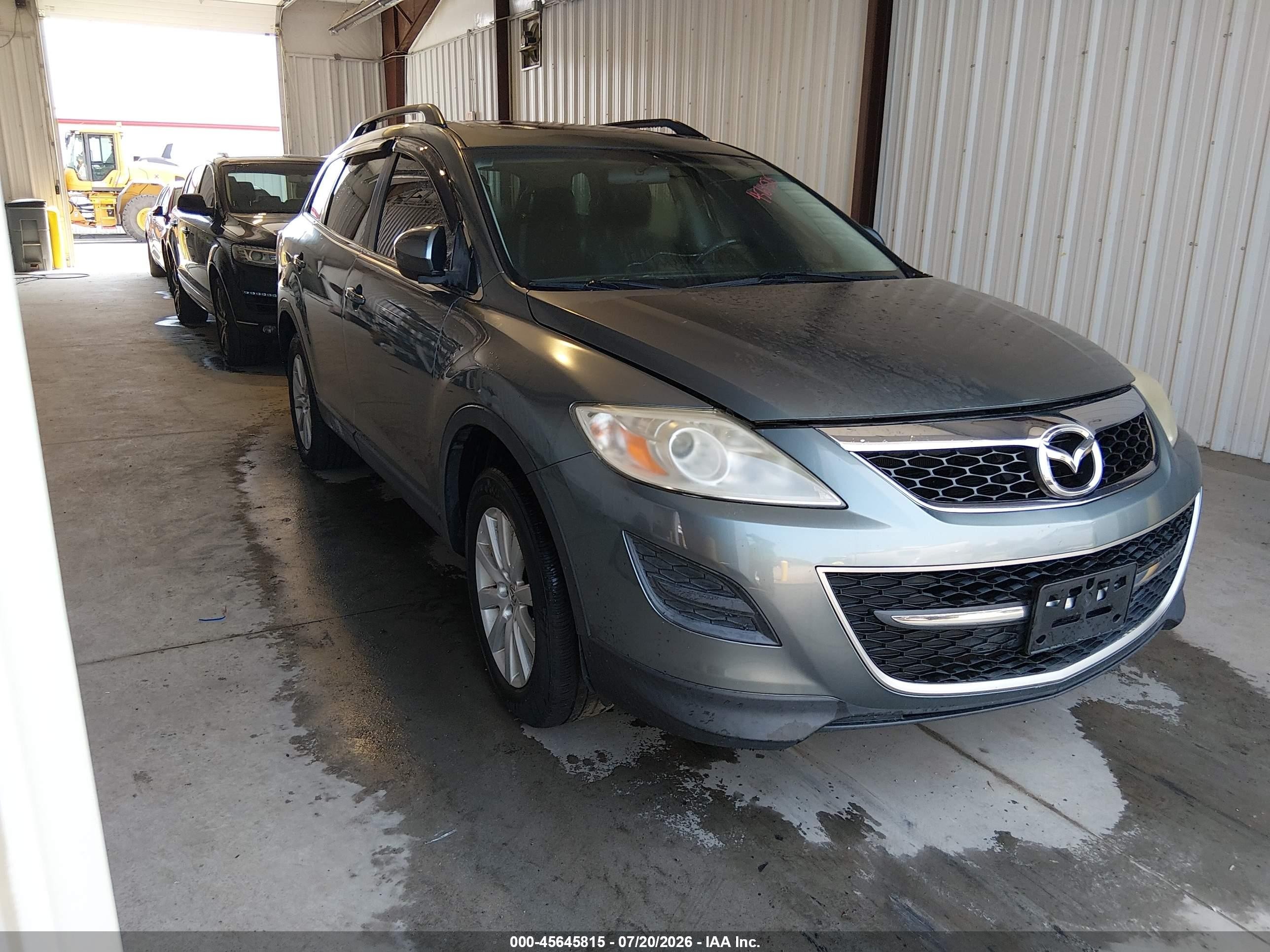 2010 Mazda Cx-9 Touring Зеленый vin: JM3TB3MV1A0213319