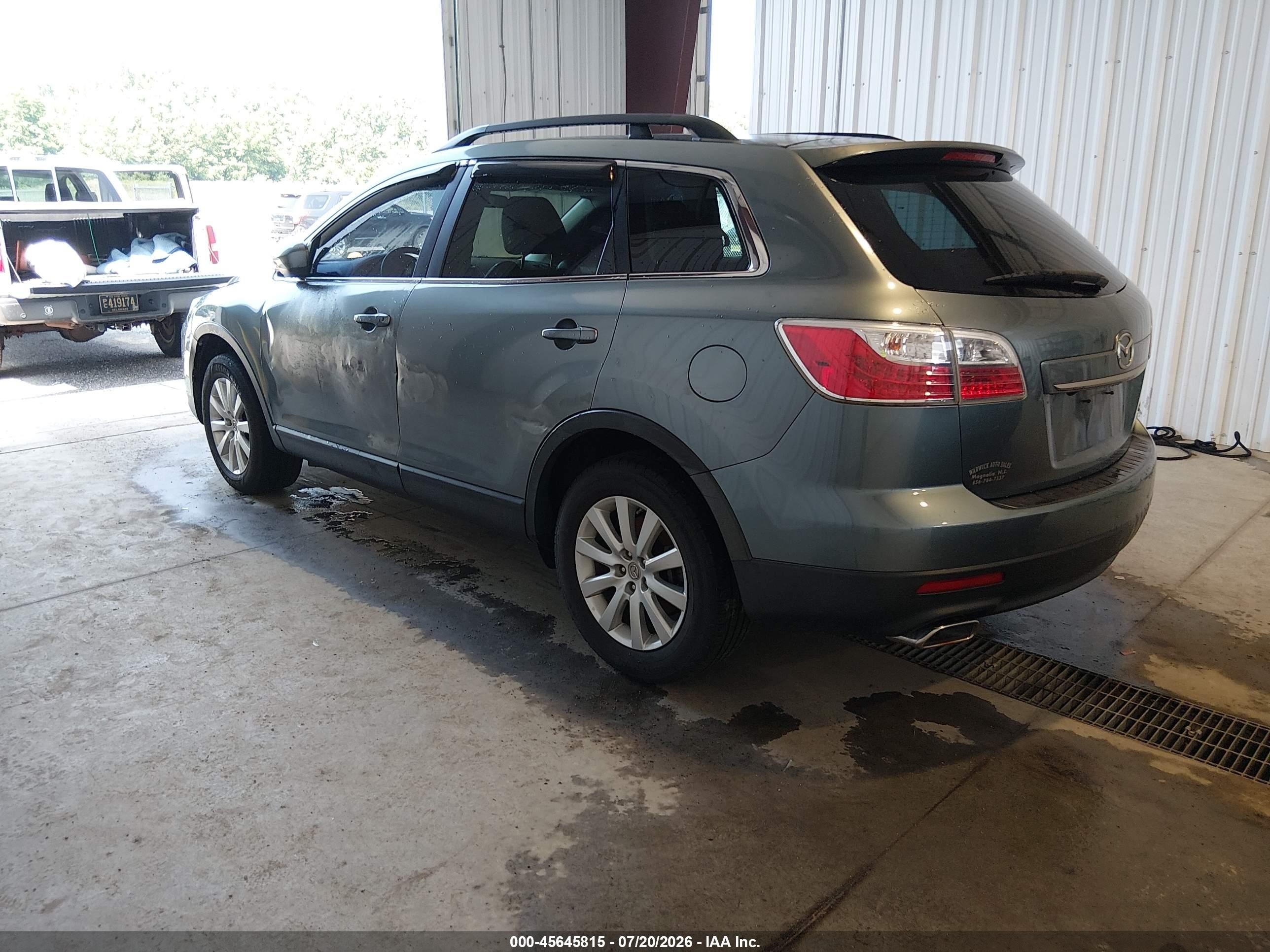 2010 Mazda Cx-9 Touring Зеленый vin: JM3TB3MV1A0213319