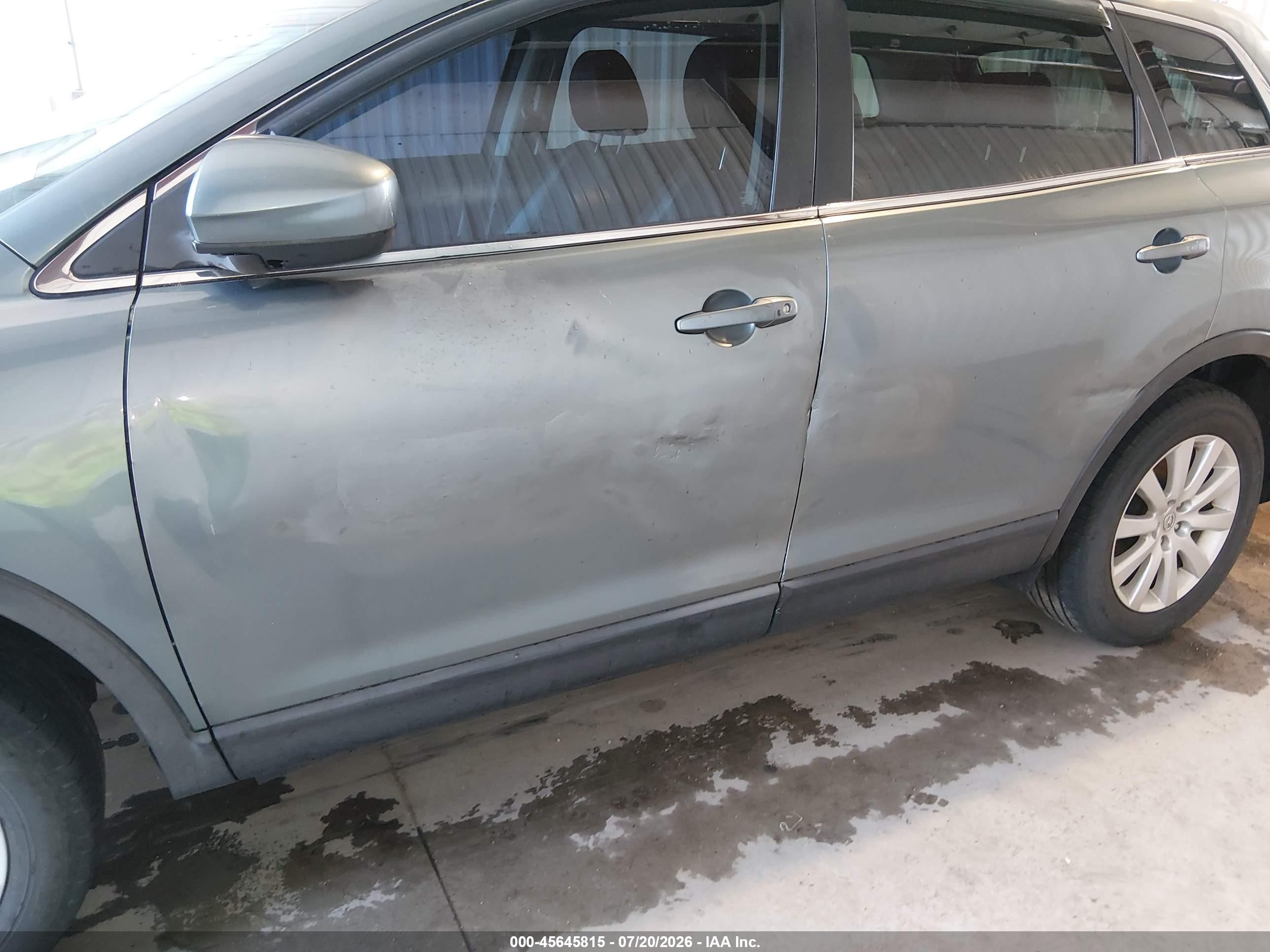 2010 Mazda Cx-9 Touring Зеленый vin: JM3TB3MV1A0213319