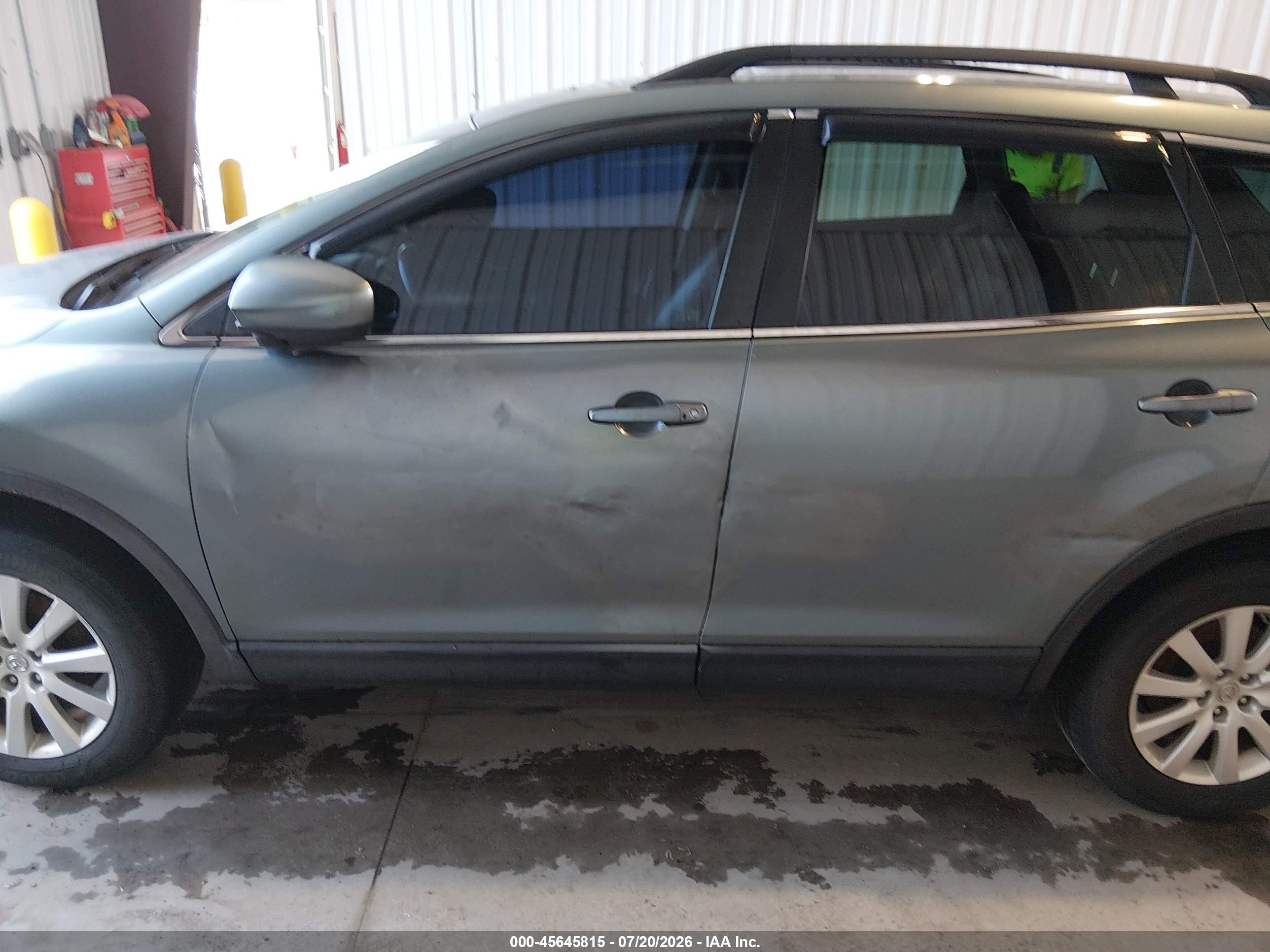 2010 Mazda Cx-9 Touring Зеленый vin: JM3TB3MV1A0213319