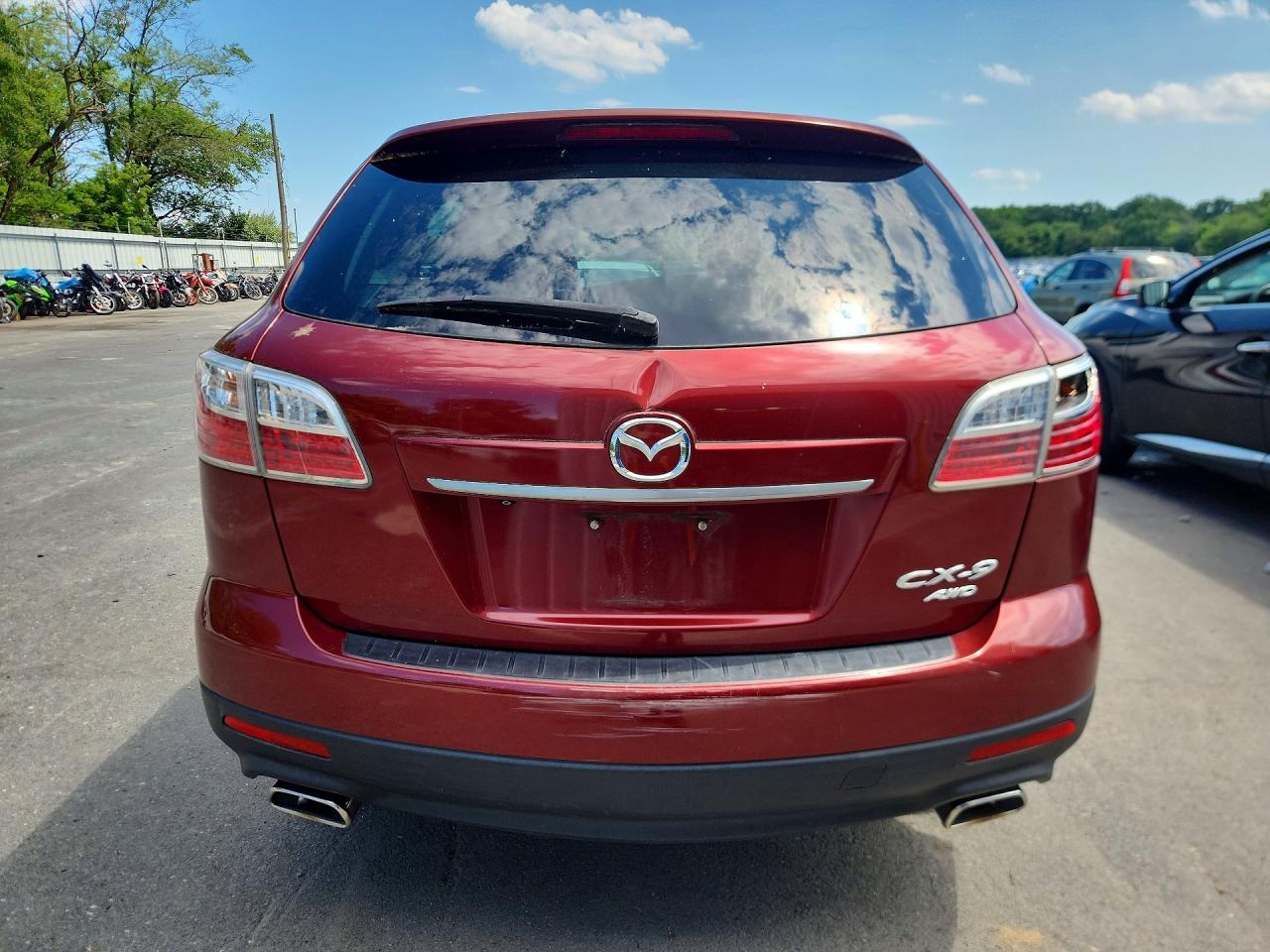 2010 Mazda Cx-9 Red vin: JM3TB3MV1A0217855