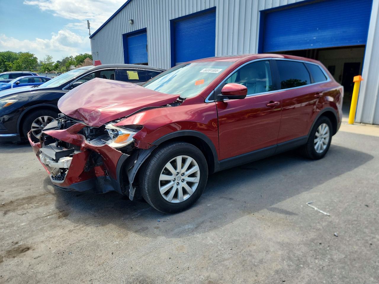 2010 Mazda Cx-9 Красный vin: JM3TB3MV1A0217855