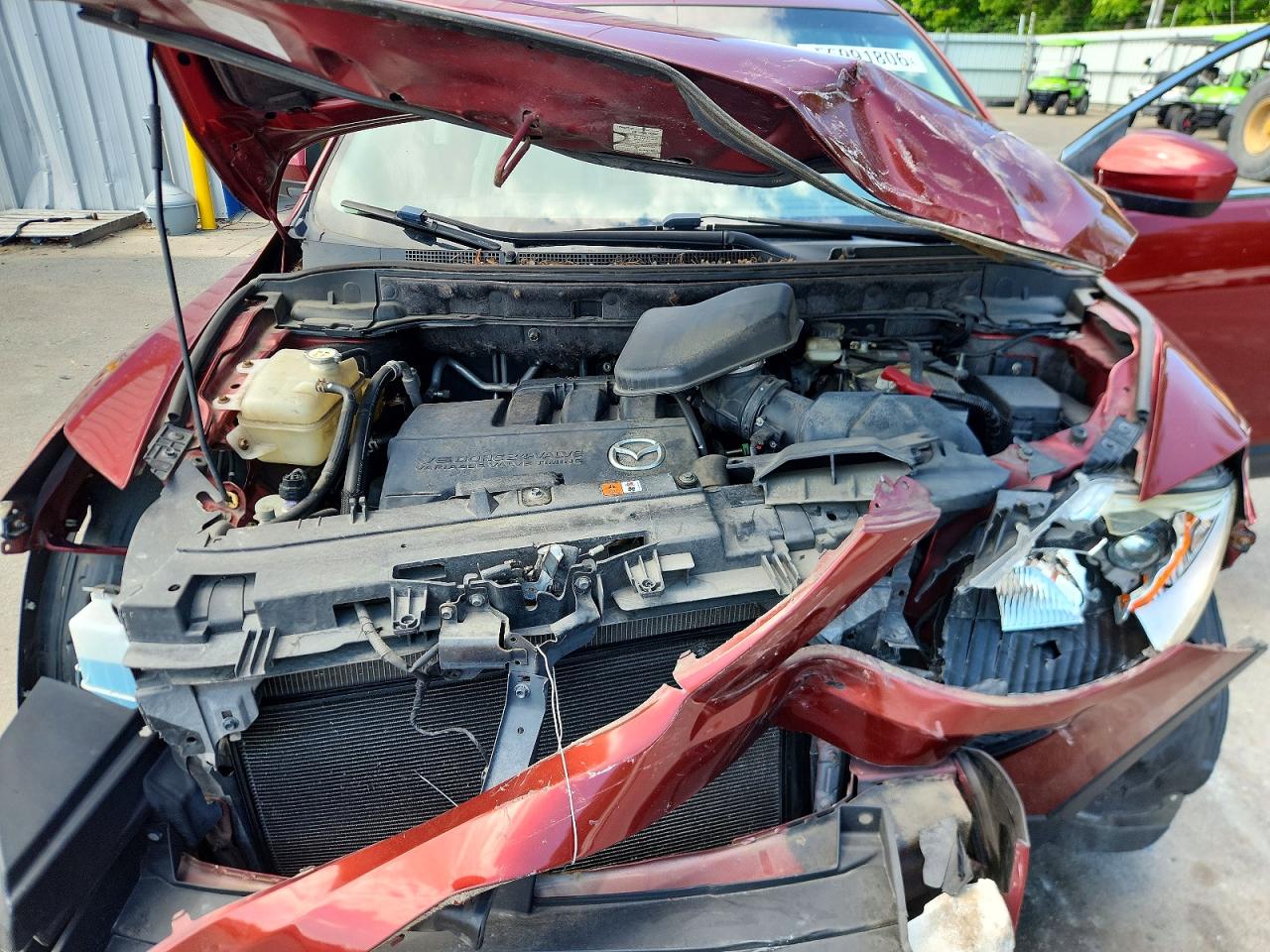 2010 Mazda Cx-9 Red vin: JM3TB3MV1A0217855