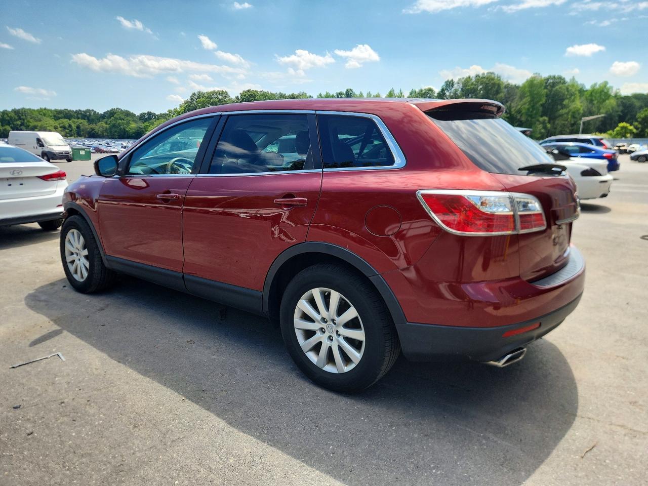 2010 Mazda Cx-9 Red vin: JM3TB3MV1A0217855