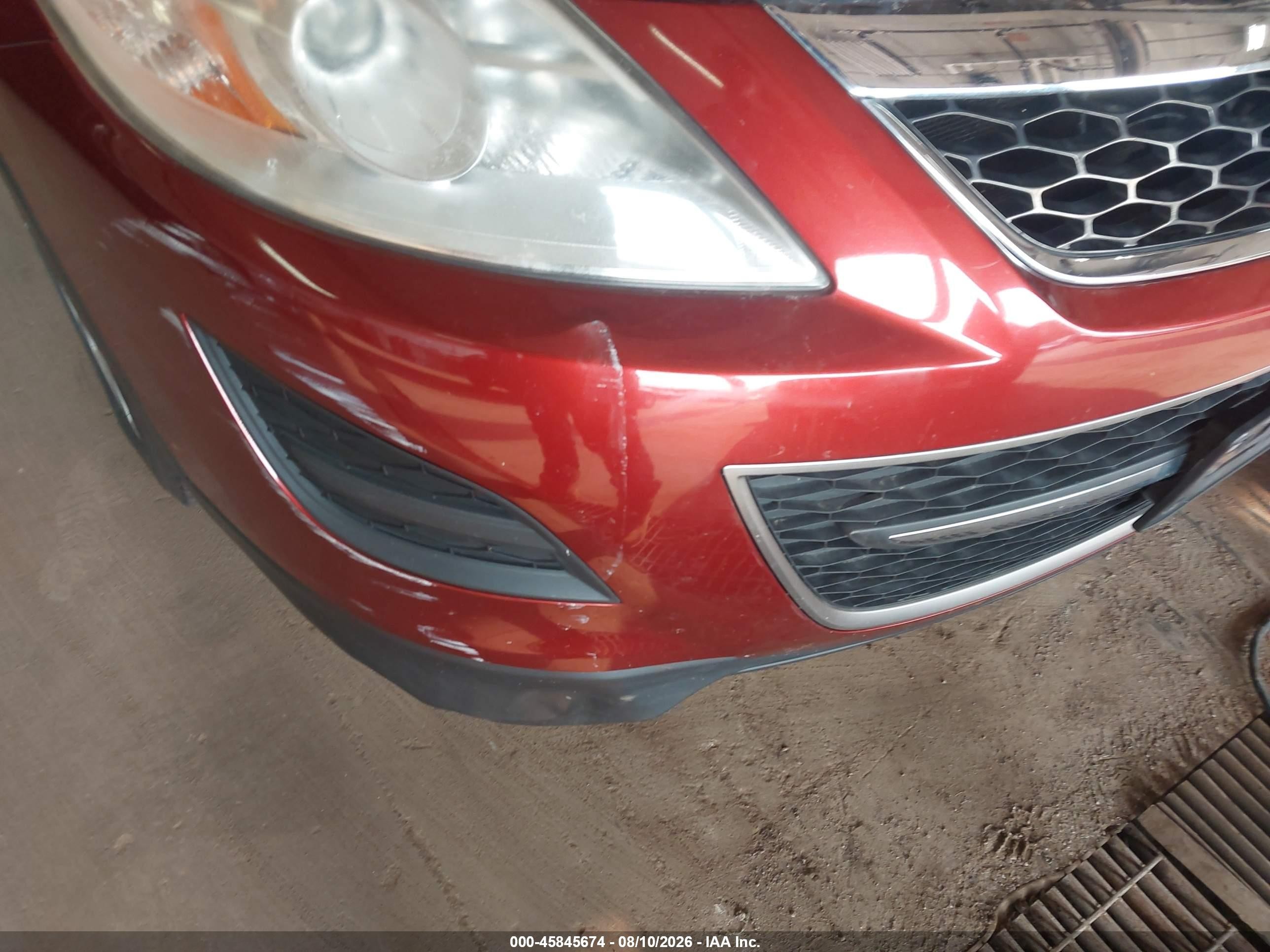 2010 Mazda Cx-9 Touring Red vin: JM3TB3MV1A0224496