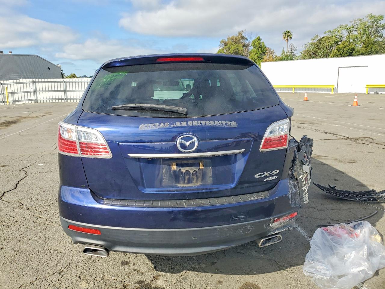 2010 Mazda Cx-9 Blue vin: JM3TB3MV2A0211840