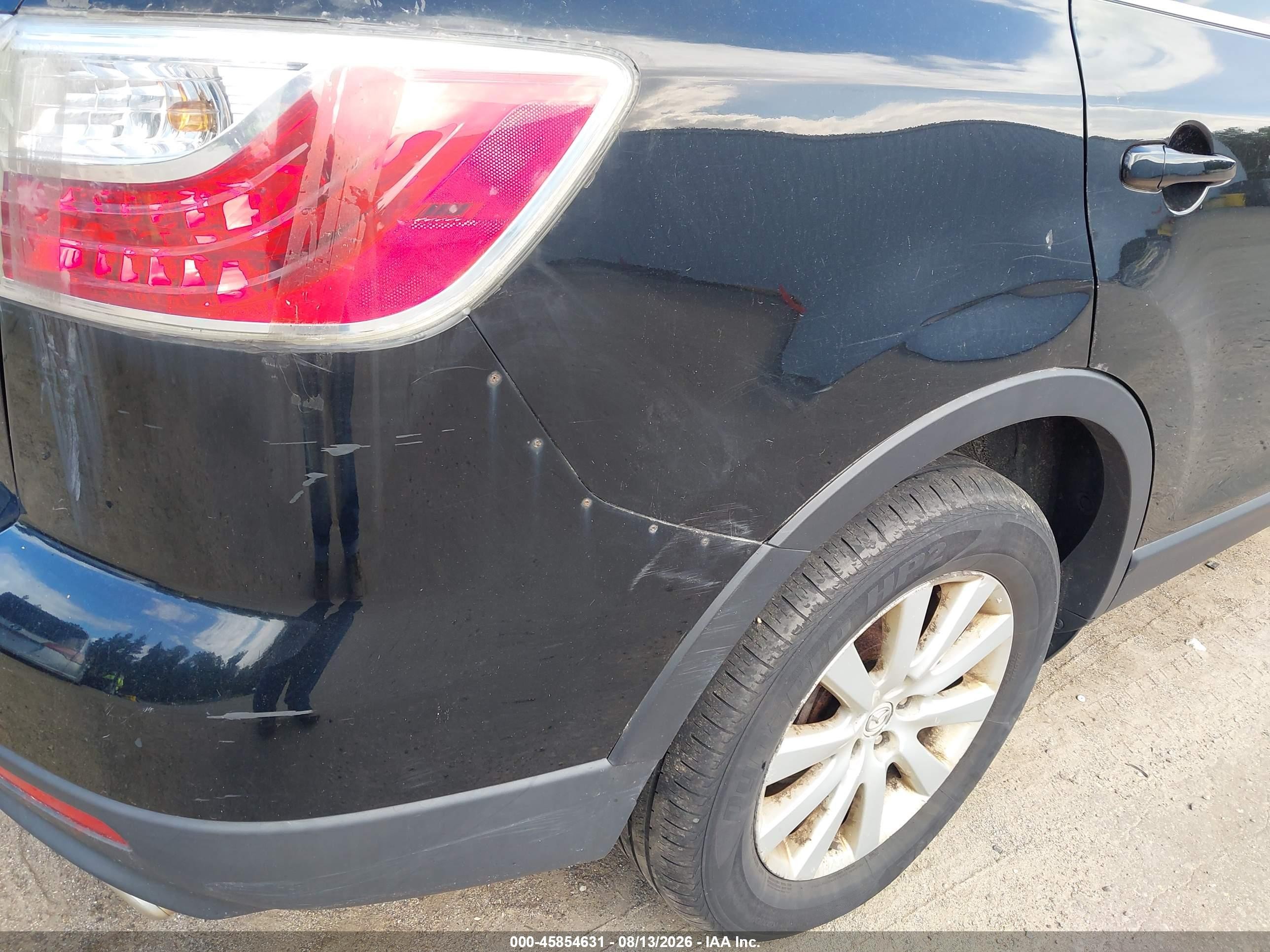 2010 Mazda Cx-9 Touring Black vin: JM3TB3MV2A0226063