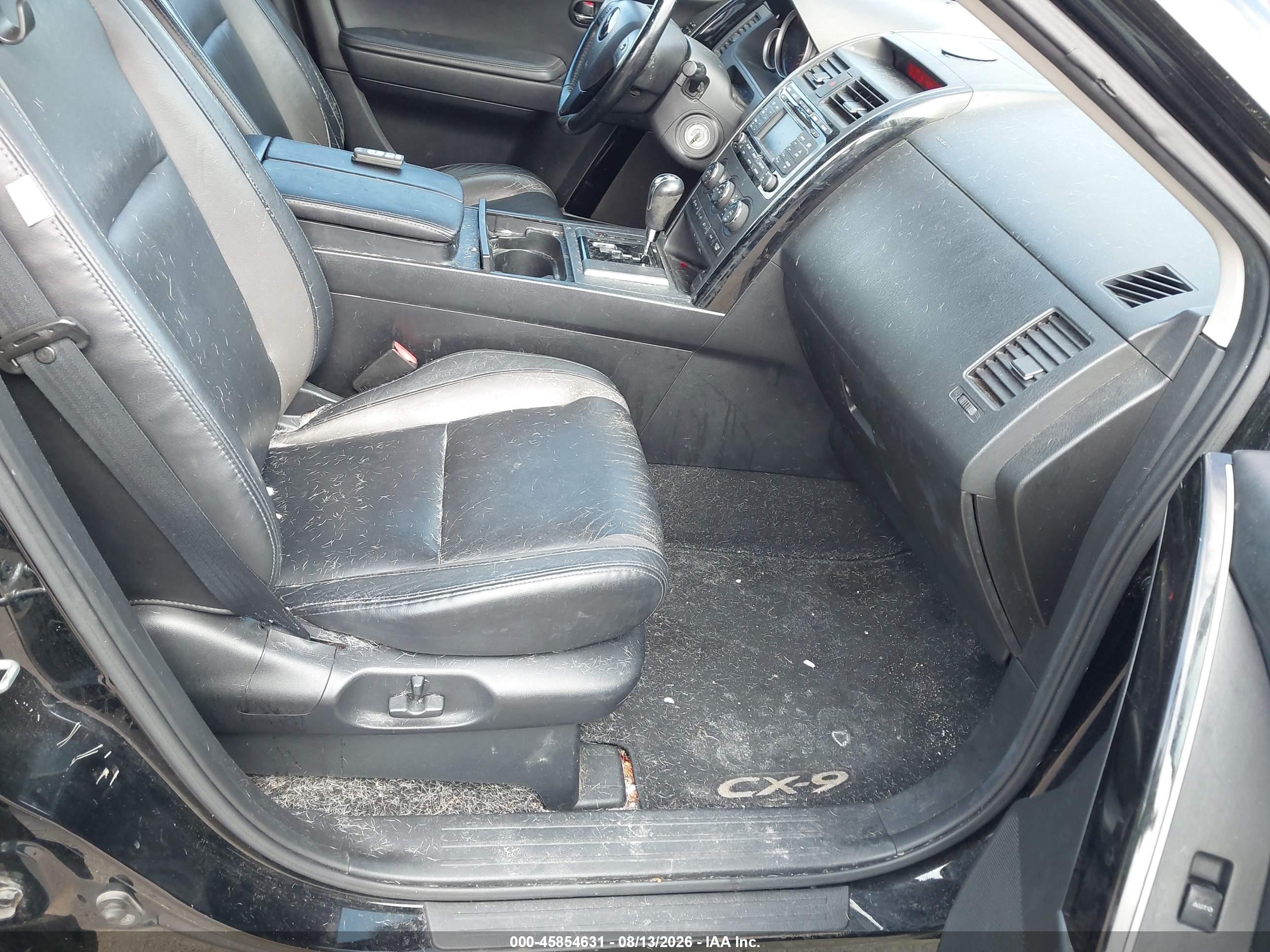 2010 Mazda Cx-9 Touring Black vin: JM3TB3MV2A0226063