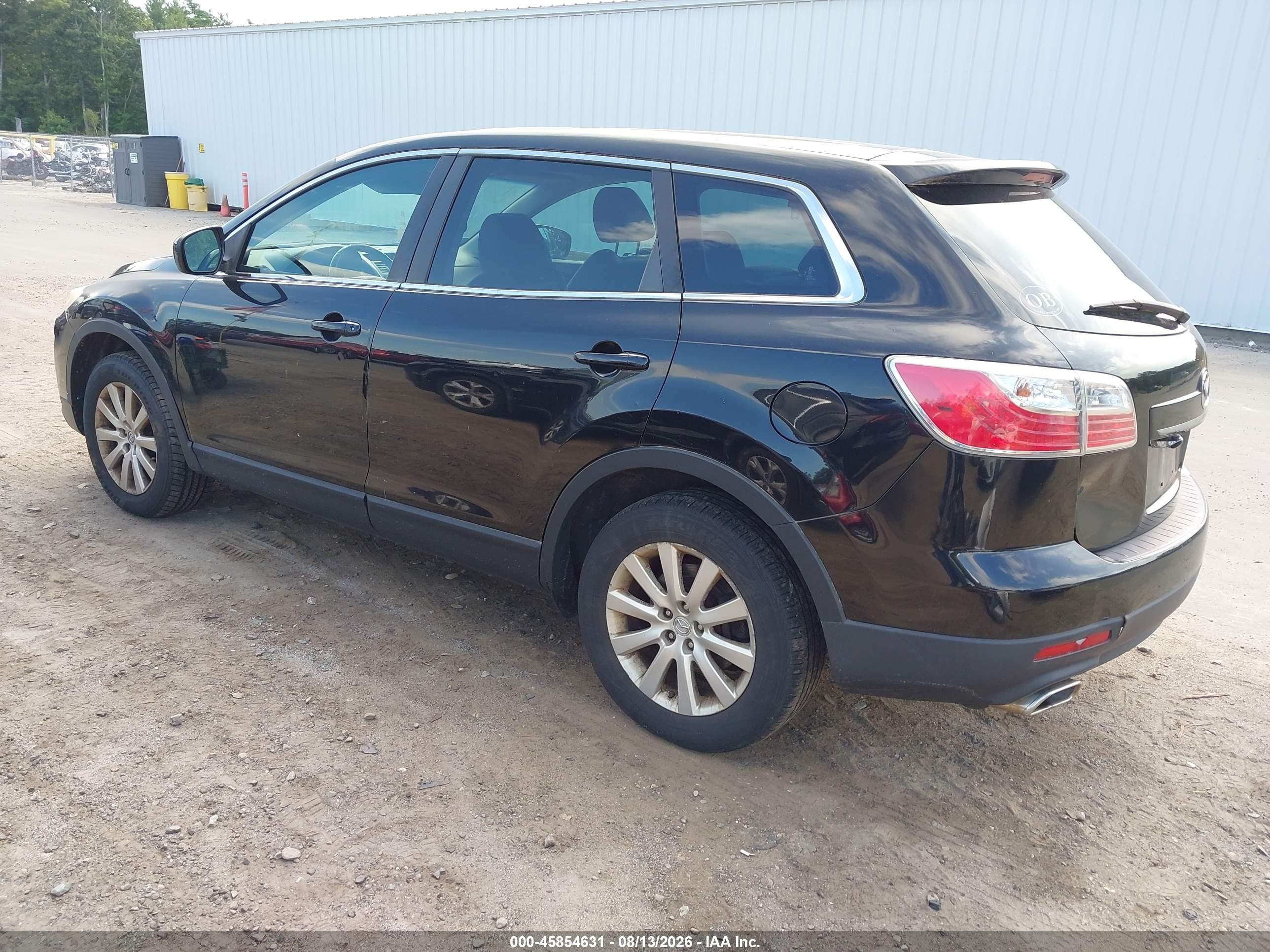 2010 Mazda Cx-9 Touring Black vin: JM3TB3MV2A0226063