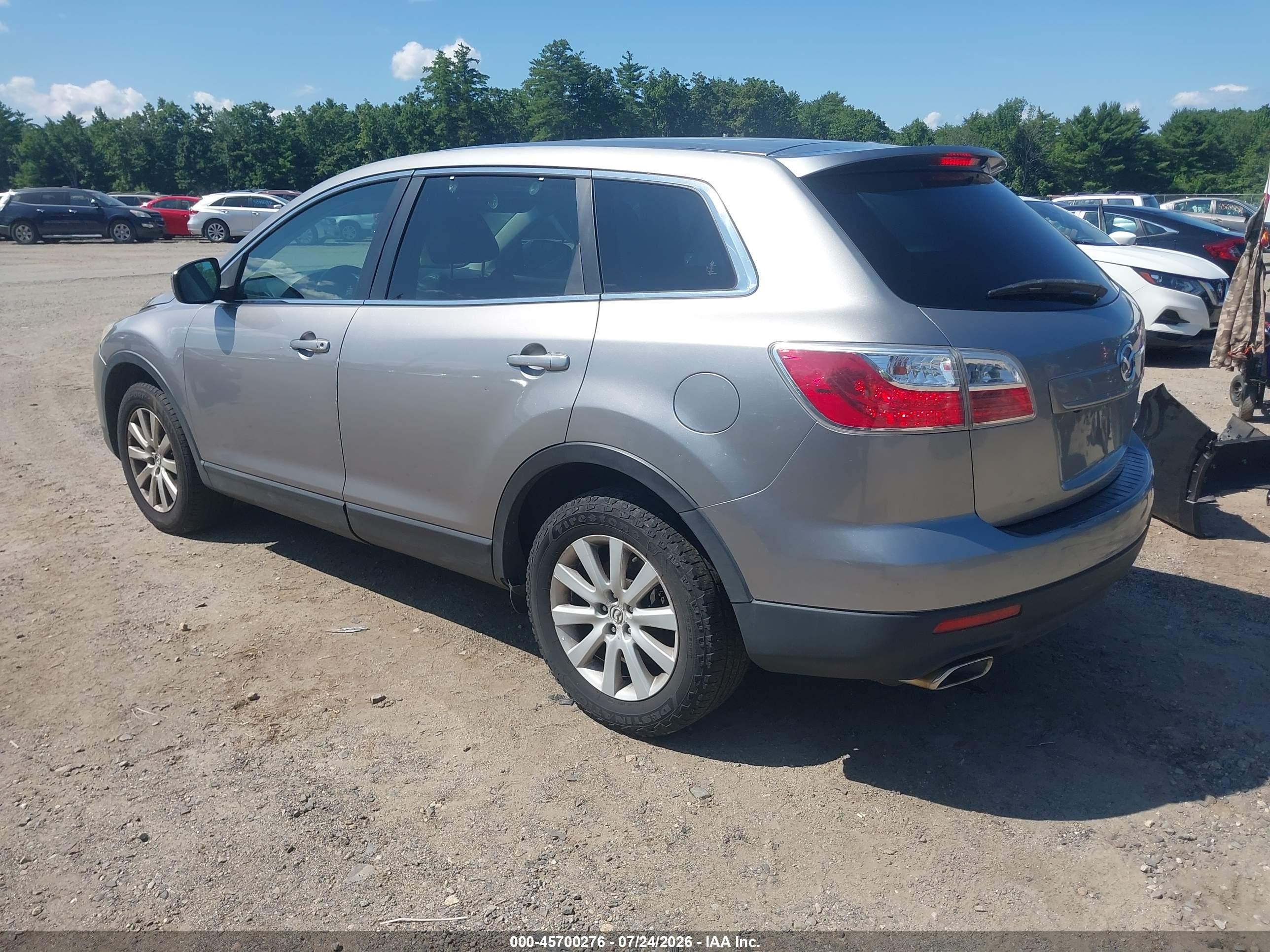 2010 Mazda Cx-9 Touring Silver vin: JM3TB3MV3A0207974