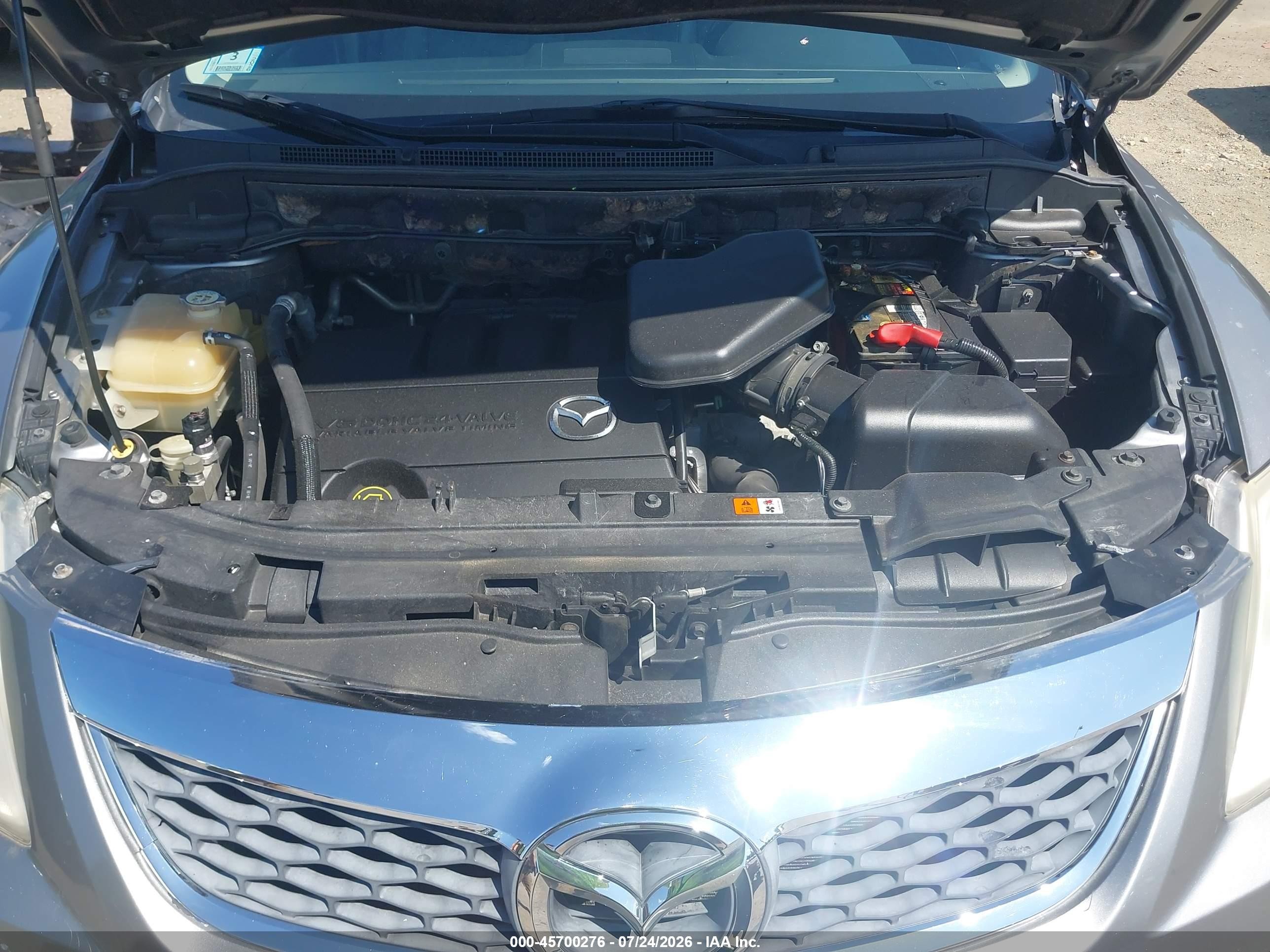 2010 Mazda Cx-9 Touring Silver vin: JM3TB3MV3A0207974