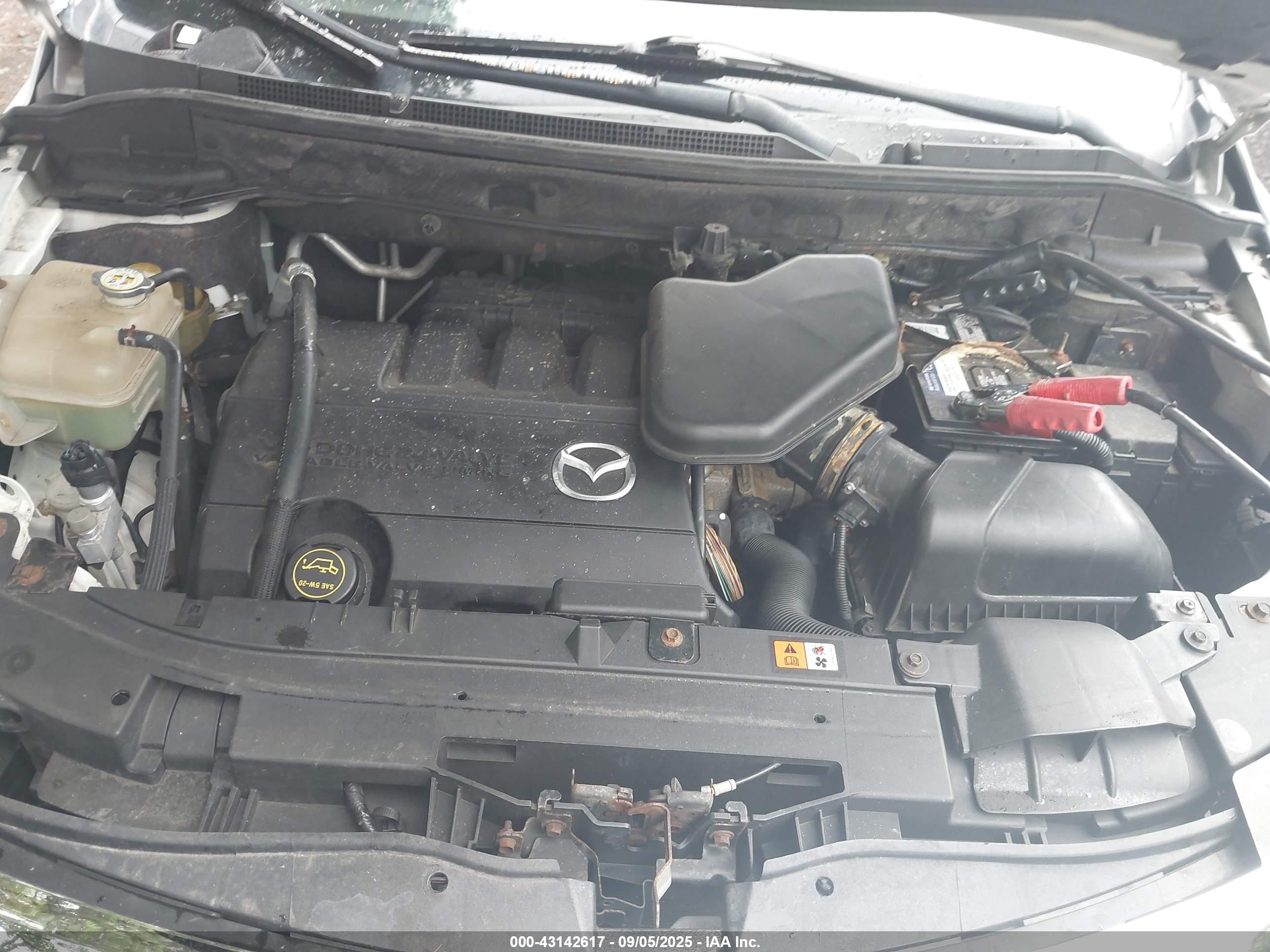 2010 Mazda Cx-9 Touring White vin: JM3TB3MV3A0227075