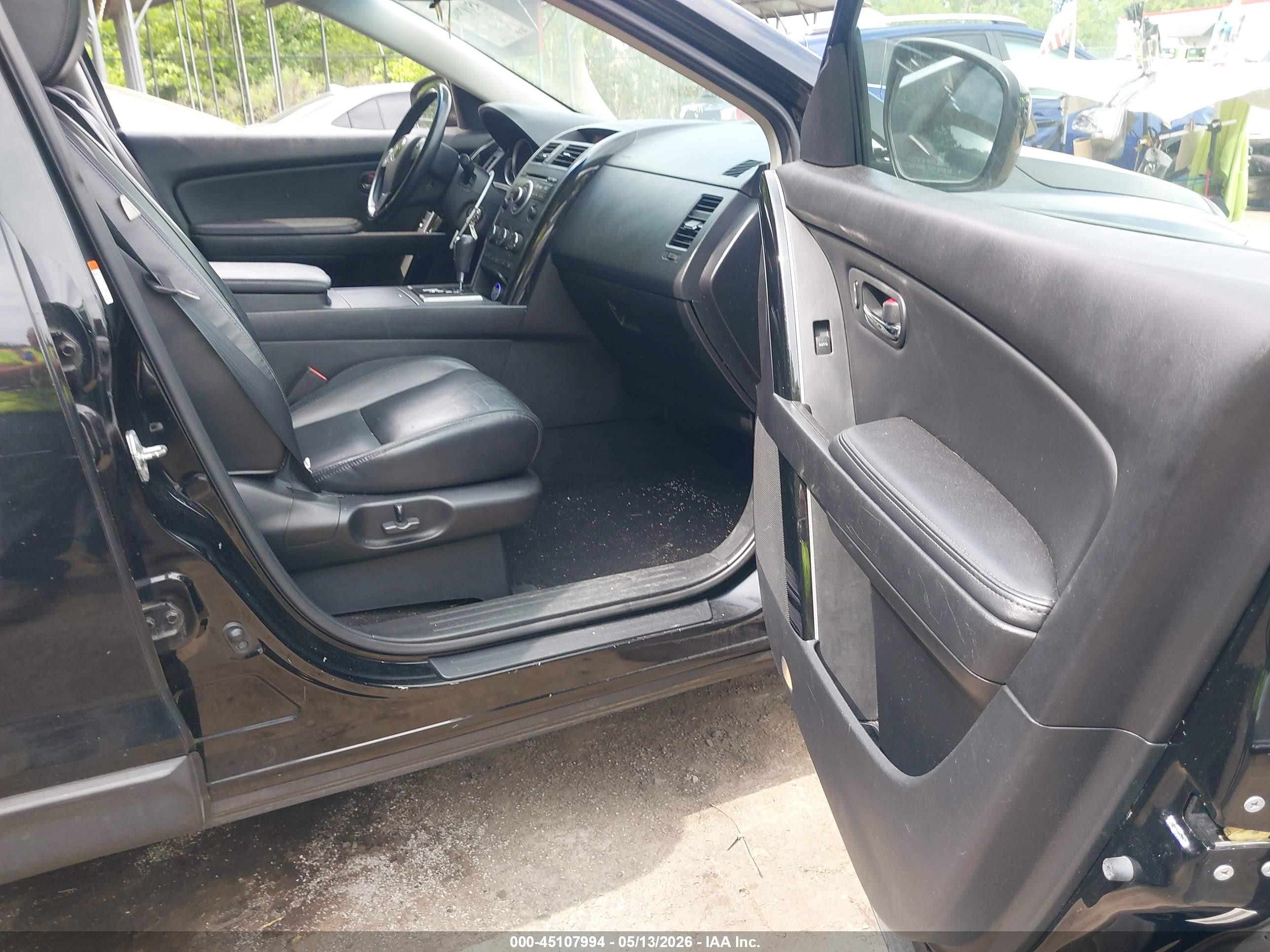 2010 Mazda Cx-9 Touring Black vin: JM3TB3MV4A0200127