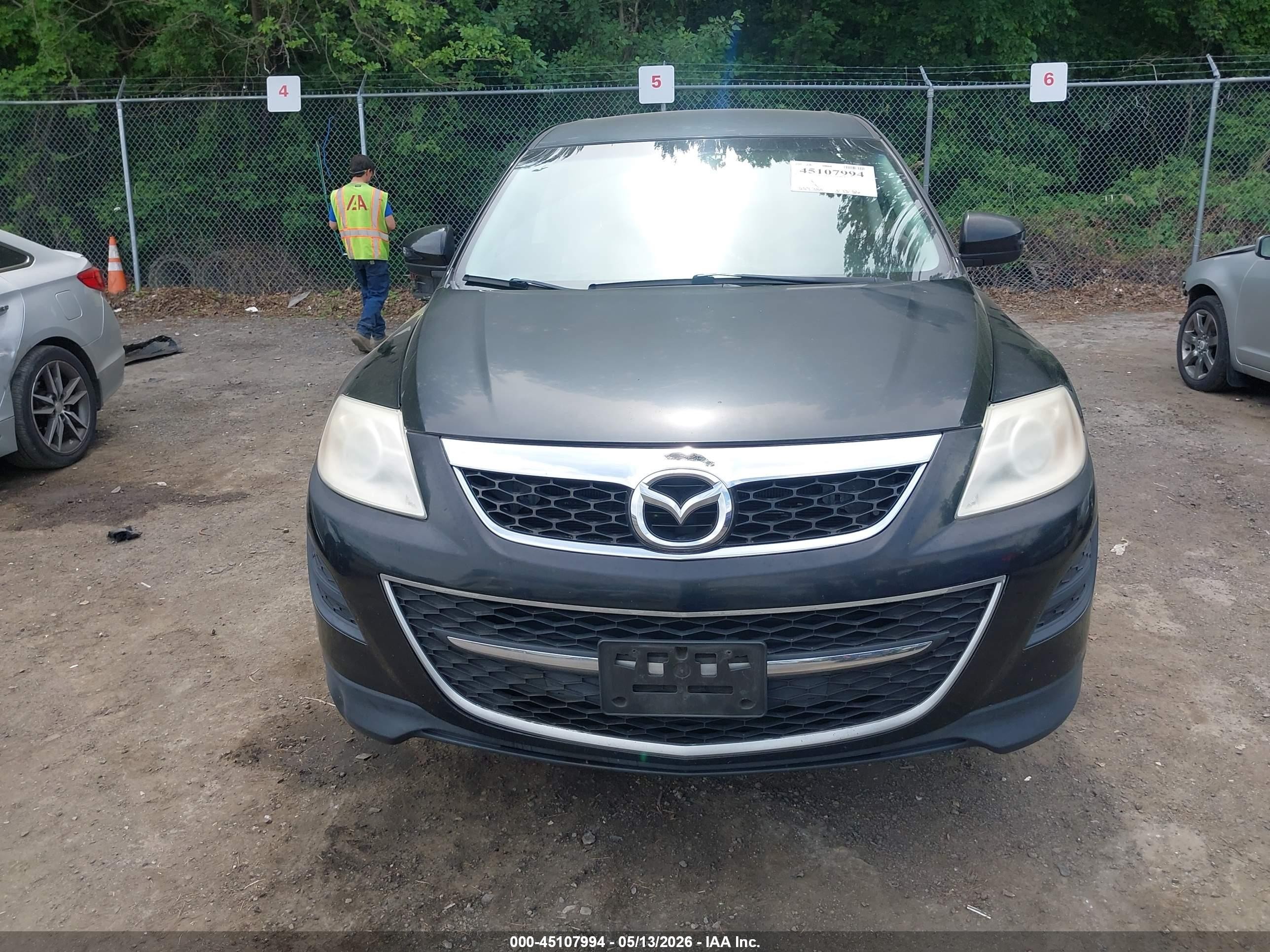 2010 Mazda Cx-9 Touring Black vin: JM3TB3MV4A0200127