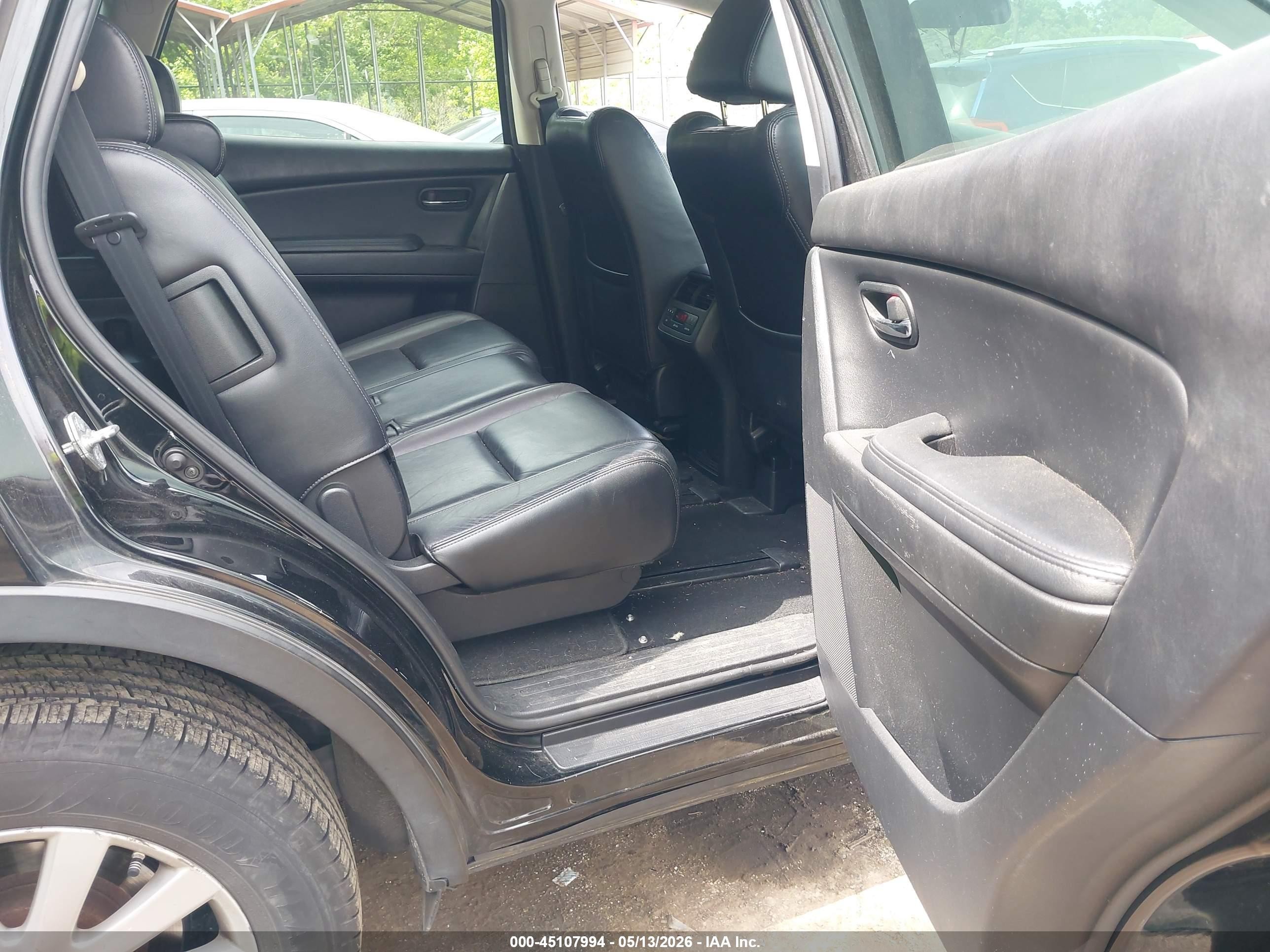 2010 Mazda Cx-9 Touring Black vin: JM3TB3MV4A0200127