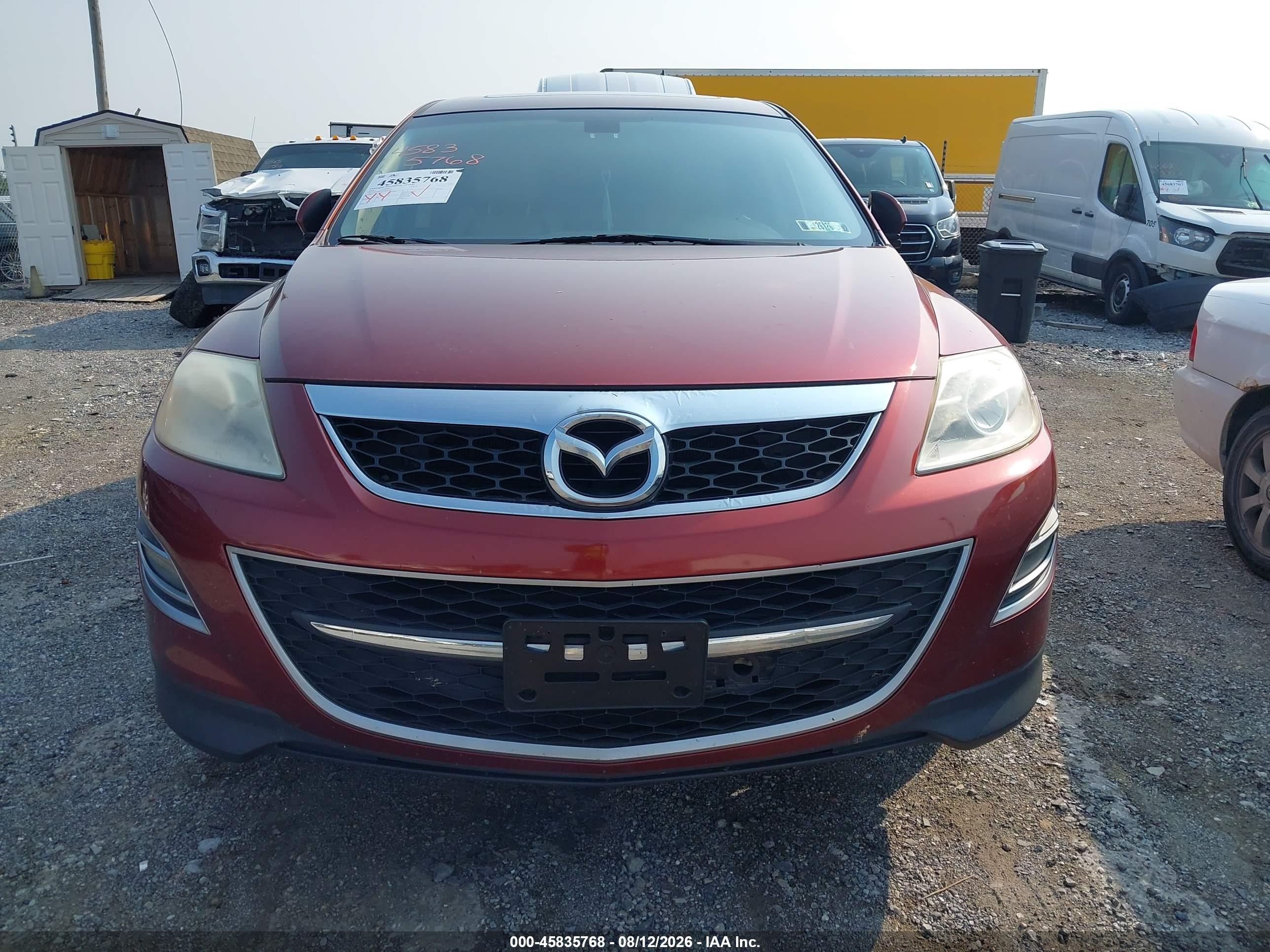 2010 Mazda Cx-9 Grand Touring Red vin: JM3TB3MV4A0232642