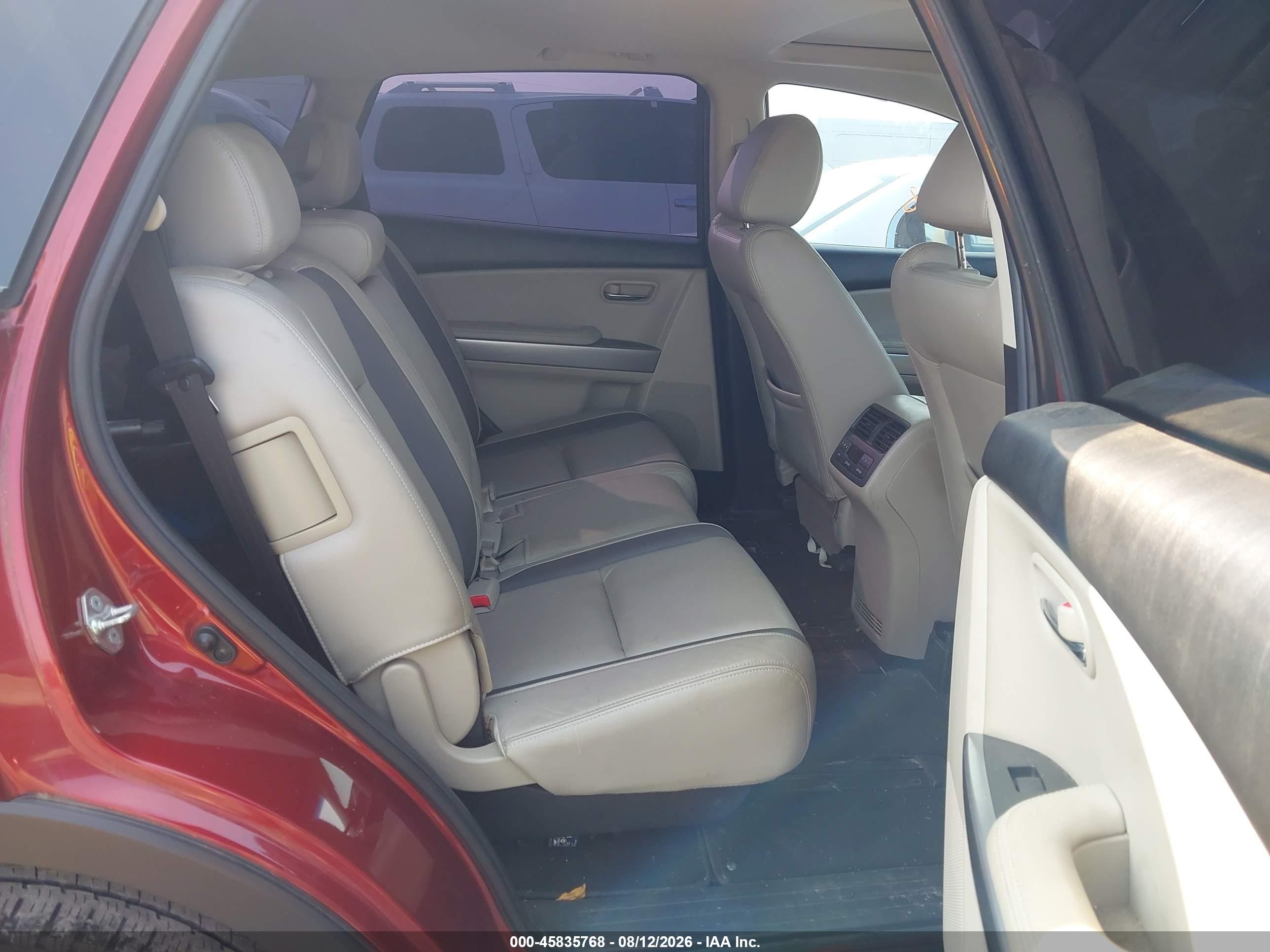 2010 Mazda Cx-9 Grand Touring Red vin: JM3TB3MV4A0232642