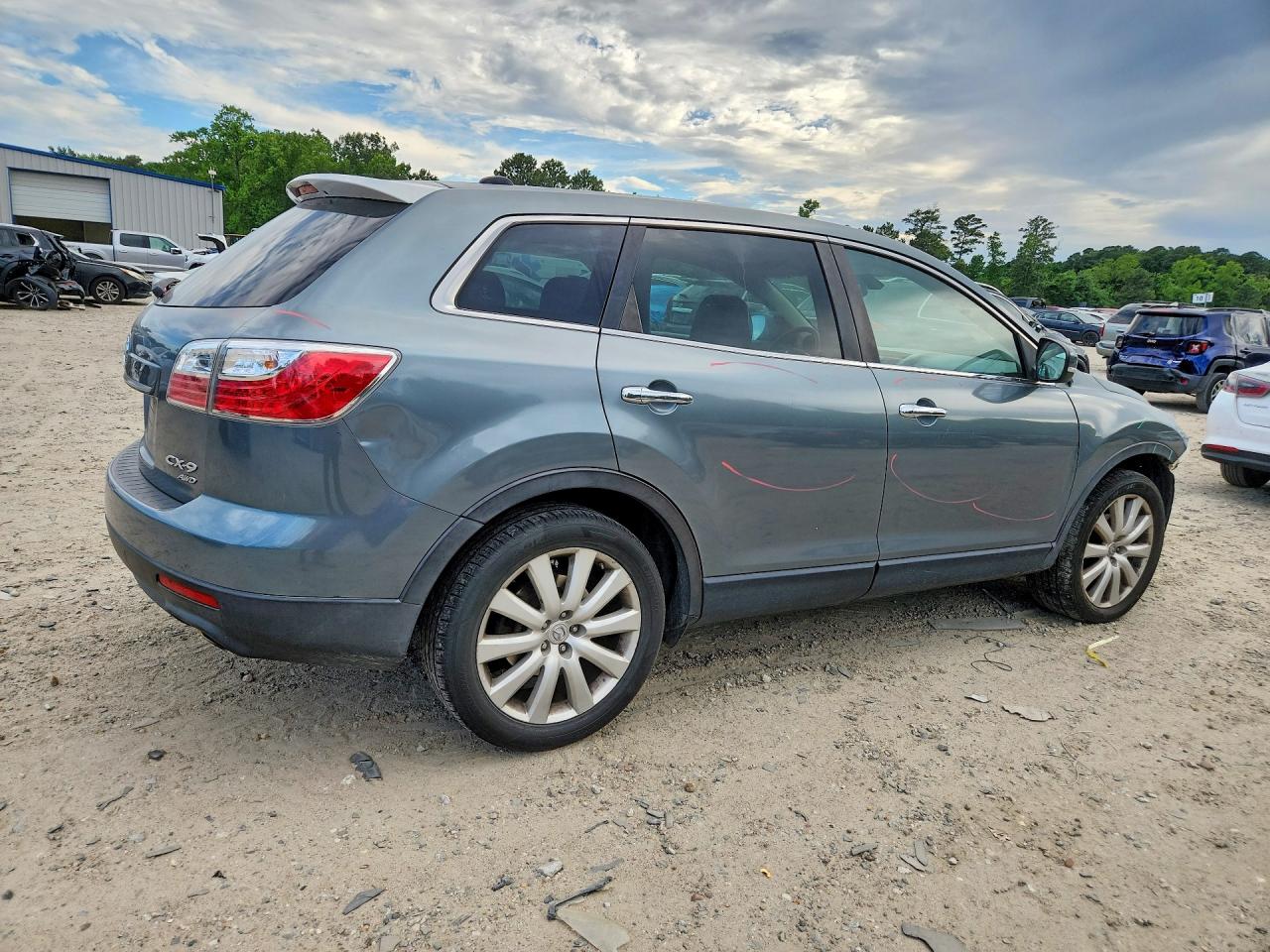 2010 Mazda Cx-9 Gray vin: JM3TB3MV4A0236223