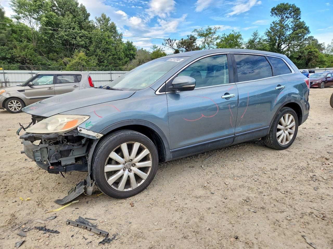 2010 Mazda Cx-9 Серый vin: JM3TB3MV4A0236223