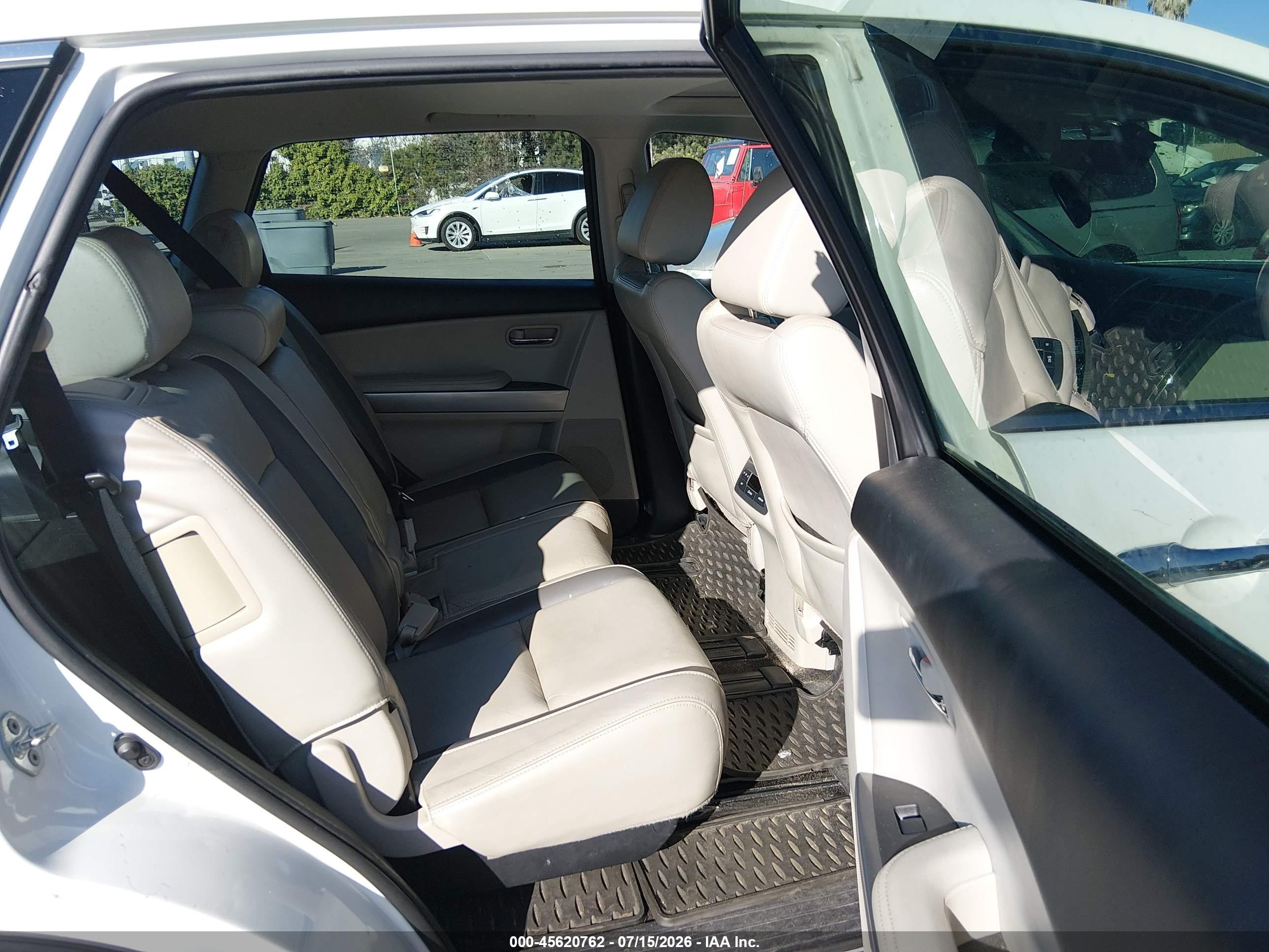 2010 Mazda Cx-9 Grand Touring White vin: JM3TB3MV5A0200377