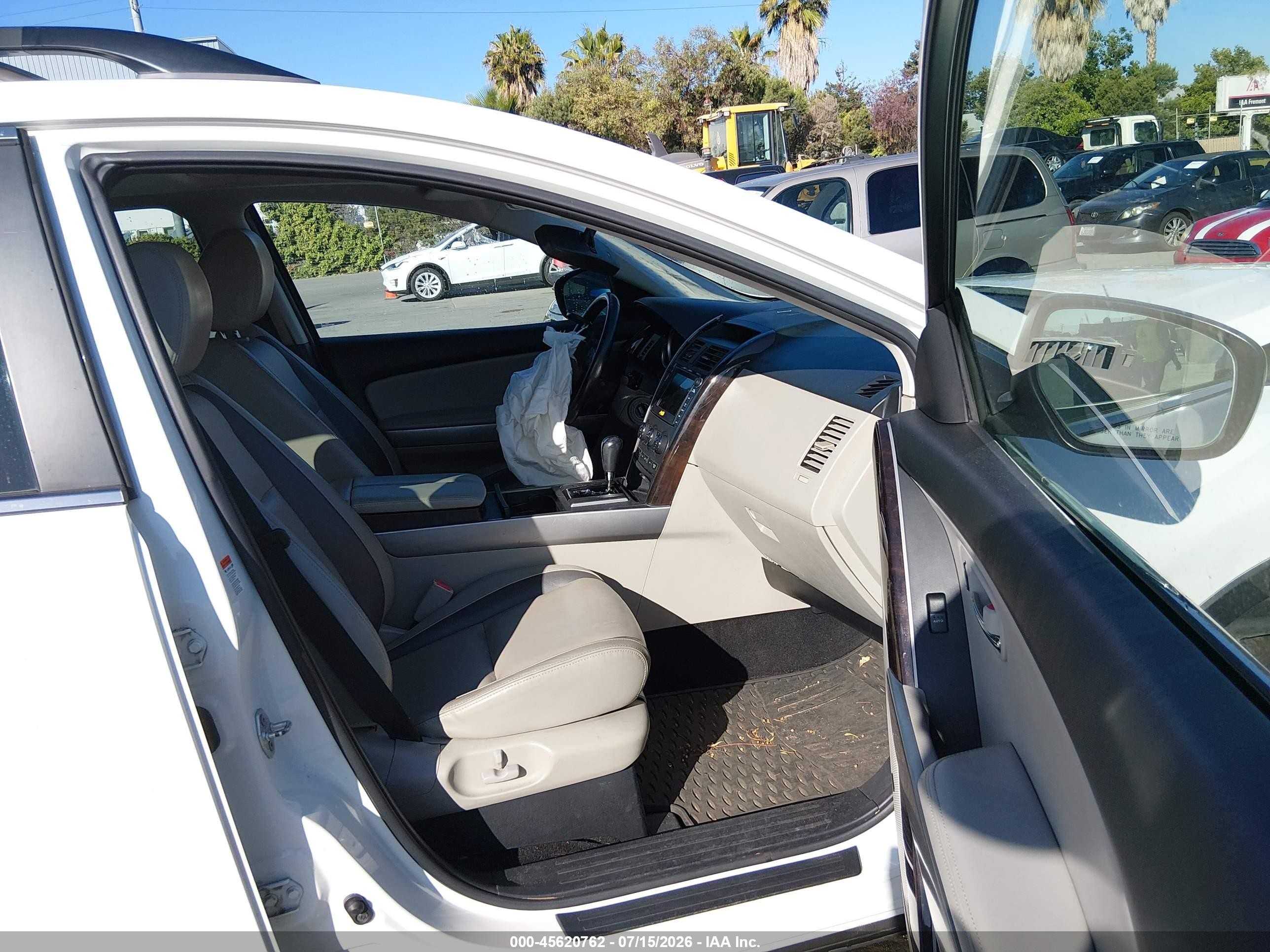 2010 Mazda Cx-9 Grand Touring White vin: JM3TB3MV5A0200377