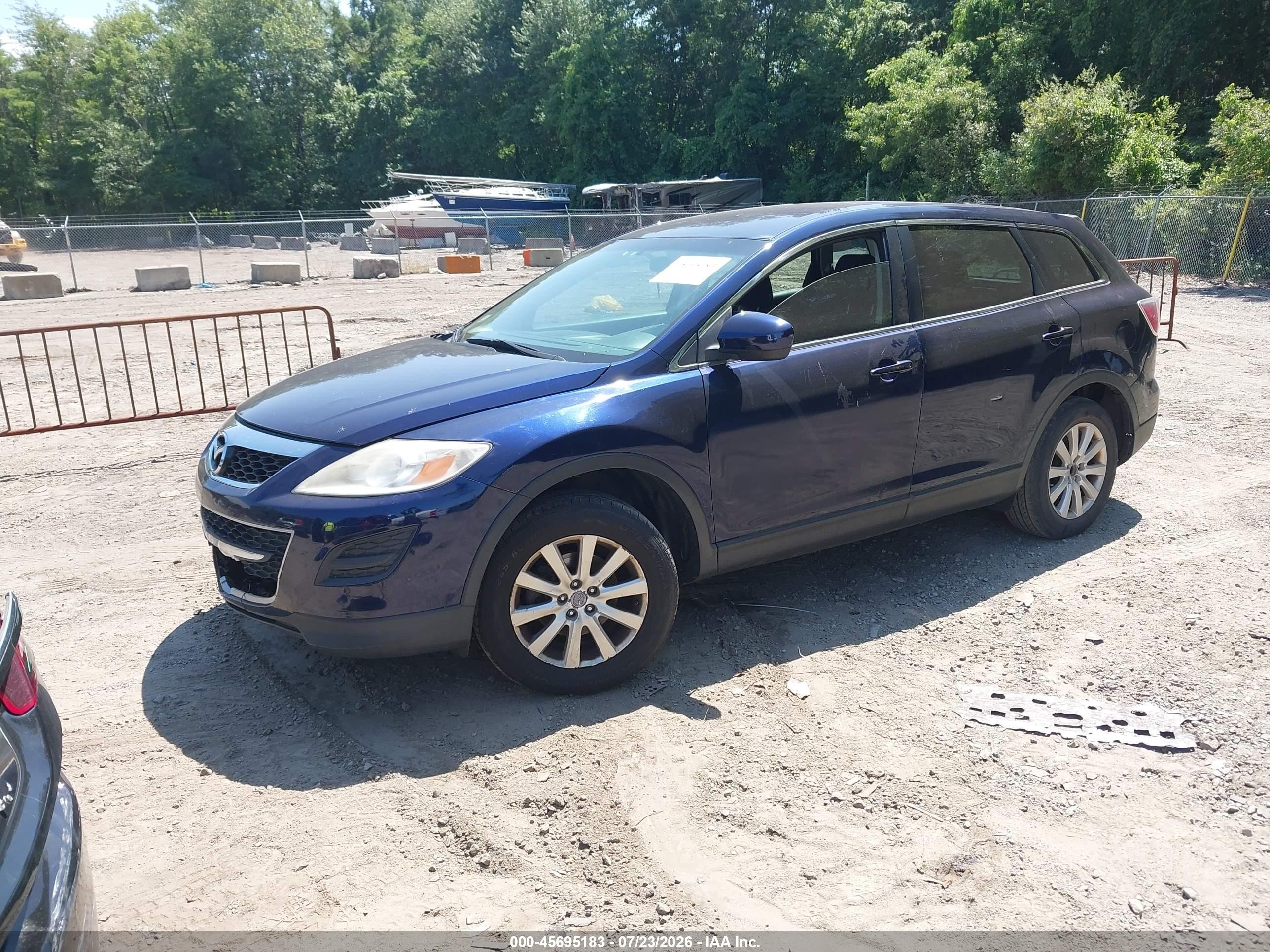 2010 Mazda Cx-9 Sport Blue vin: JM3TB3MV5A0214330