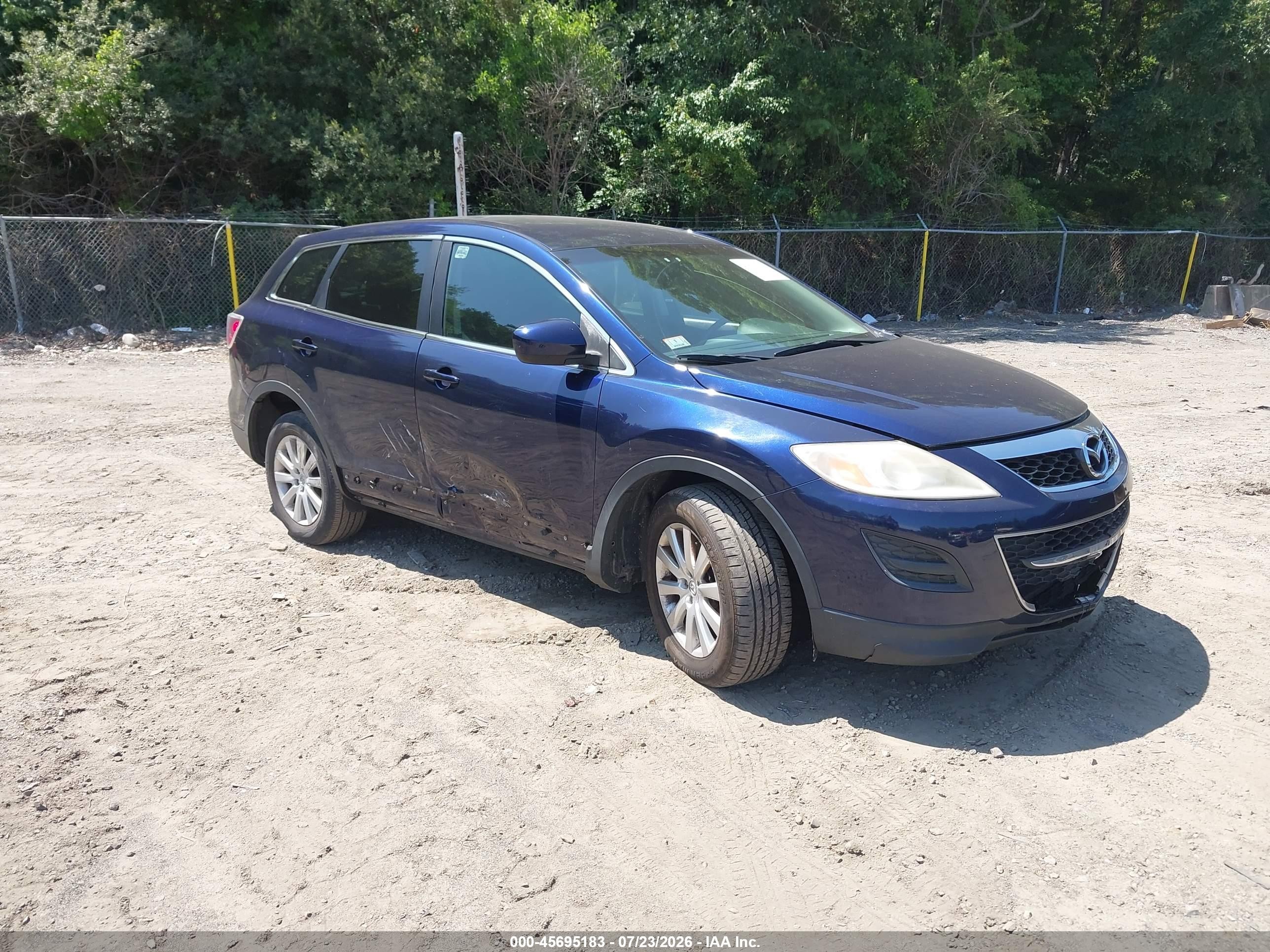 2010 Mazda Cx-9 Sport Blue vin: JM3TB3MV5A0214330